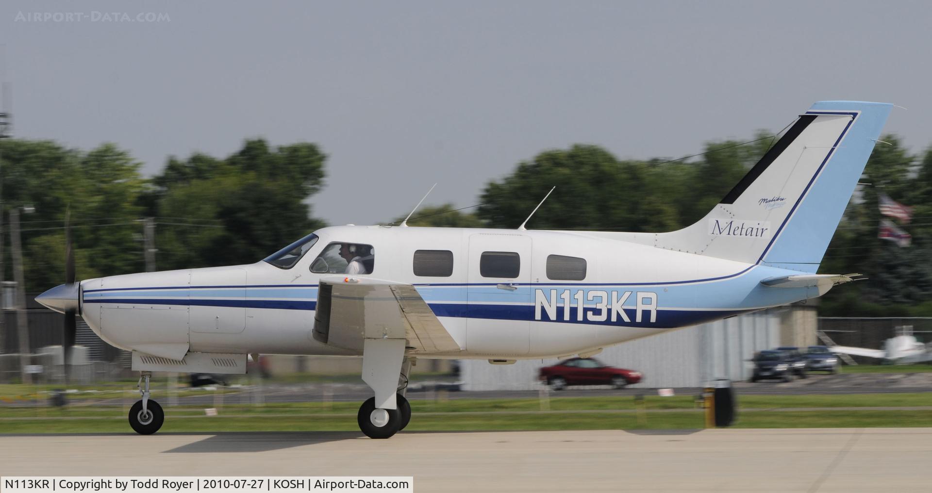 N113KR, 1989 Piper PA-46-350P Malibu Mirage C/N 4622019, EAA AIRVENTURE 2010