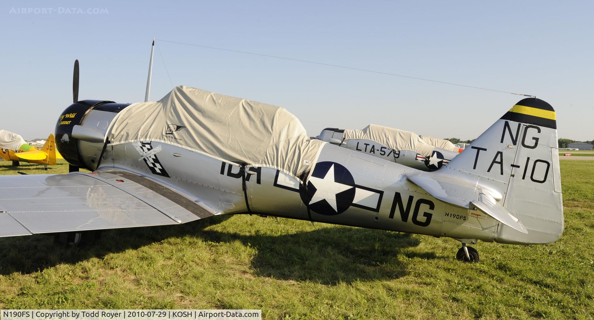 N190FS, 1942 North American AT-6D Texan C/N 88-15143, EAA AIRVENTURE 2010