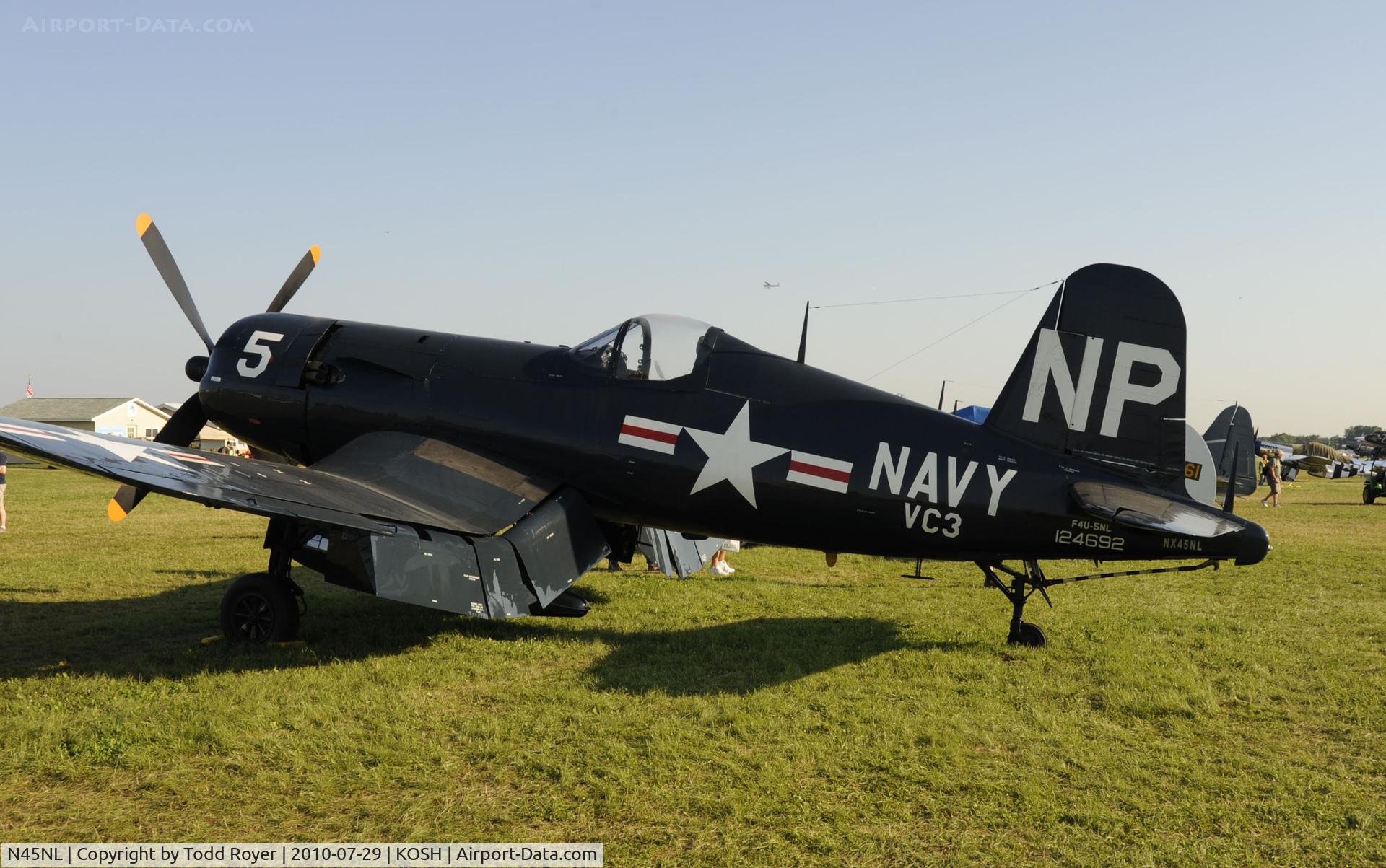 N45NL, 1951 Vought F4U-5NL Corsair C/N 124692, EAA AIRVENTURE 2010