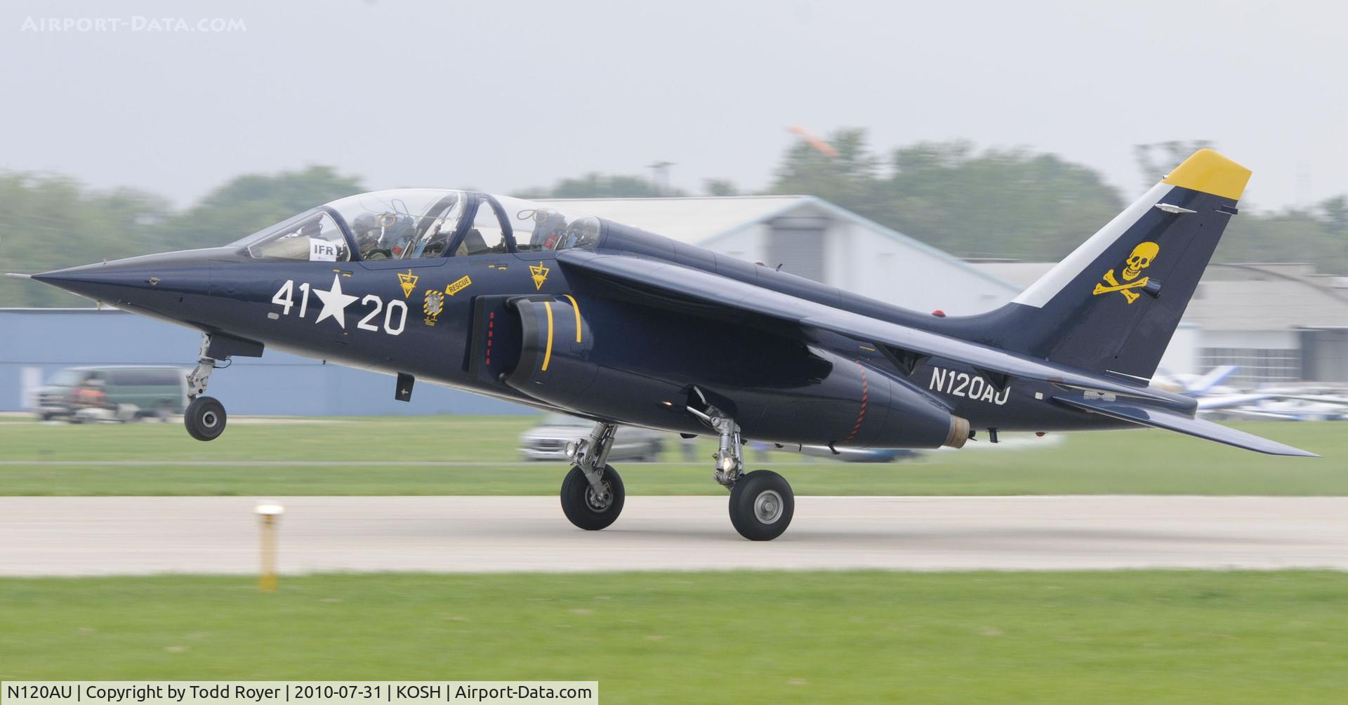 N120AU, 1981 Dassault-Dornier Alpha Jet A C/N 0120, EAA AIRVENTURE 2010