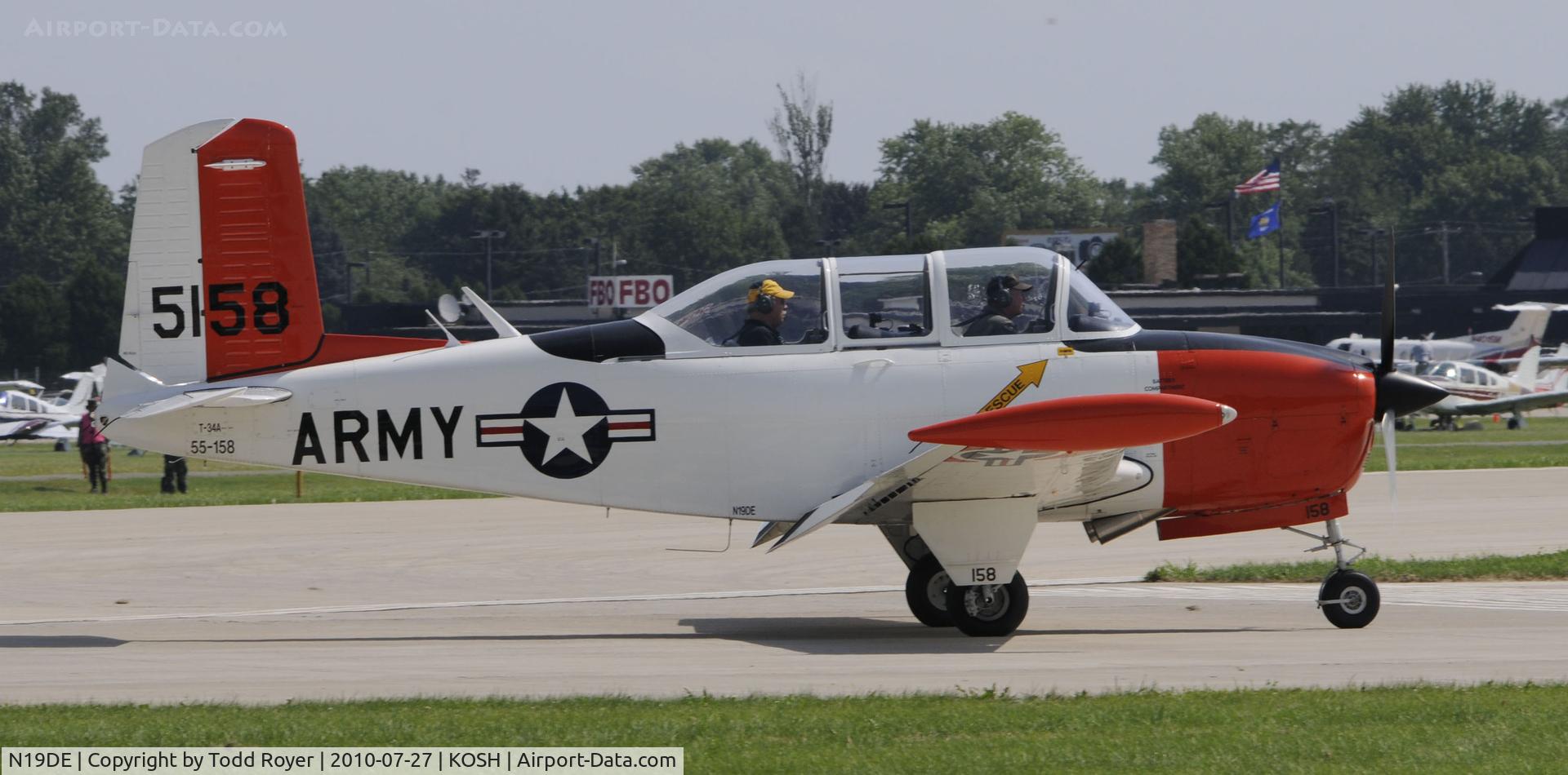 N19DE, 1961 Beech A45 Mentor C/N G-715, EAA AIRVENTURE 2010