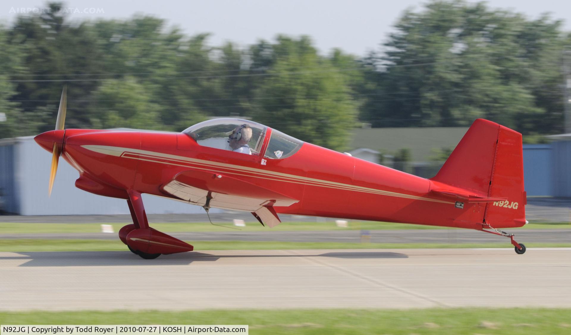 N92JG, 1992 Vans RV-6 C/N 20055, EAA AIRVENTURE 2010