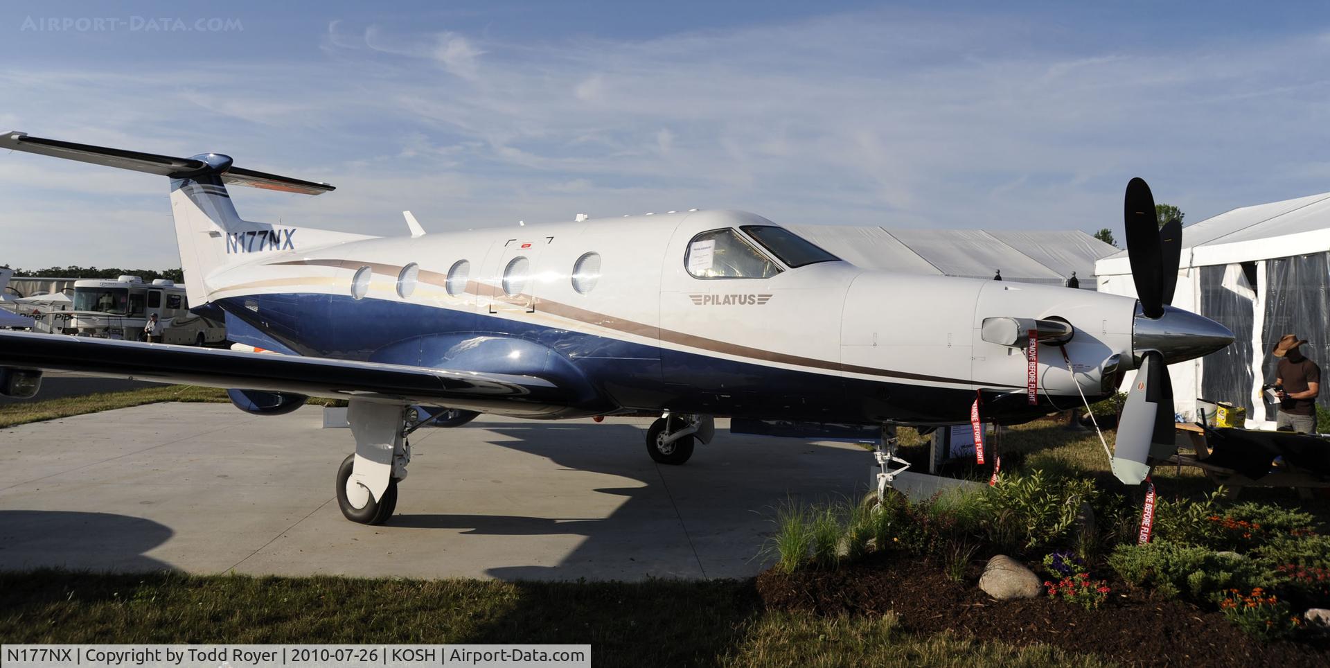 N177NX, 2009 Pilatus PC-12/47E C/N 1177, EAA AIRVENTURE 2010