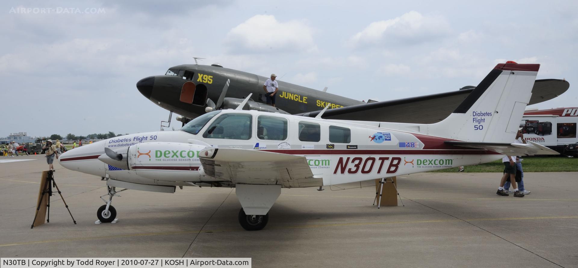 N30TB, 1970 Beech 58 Baron C/N TH-74, EAA AIRVENTURE 2010