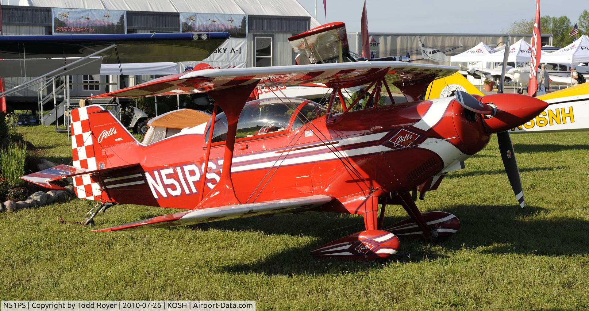 N51PS, 2008 Aviat Pitts S-2C Special C/N 6087, EAA AIRVENTURE 2010