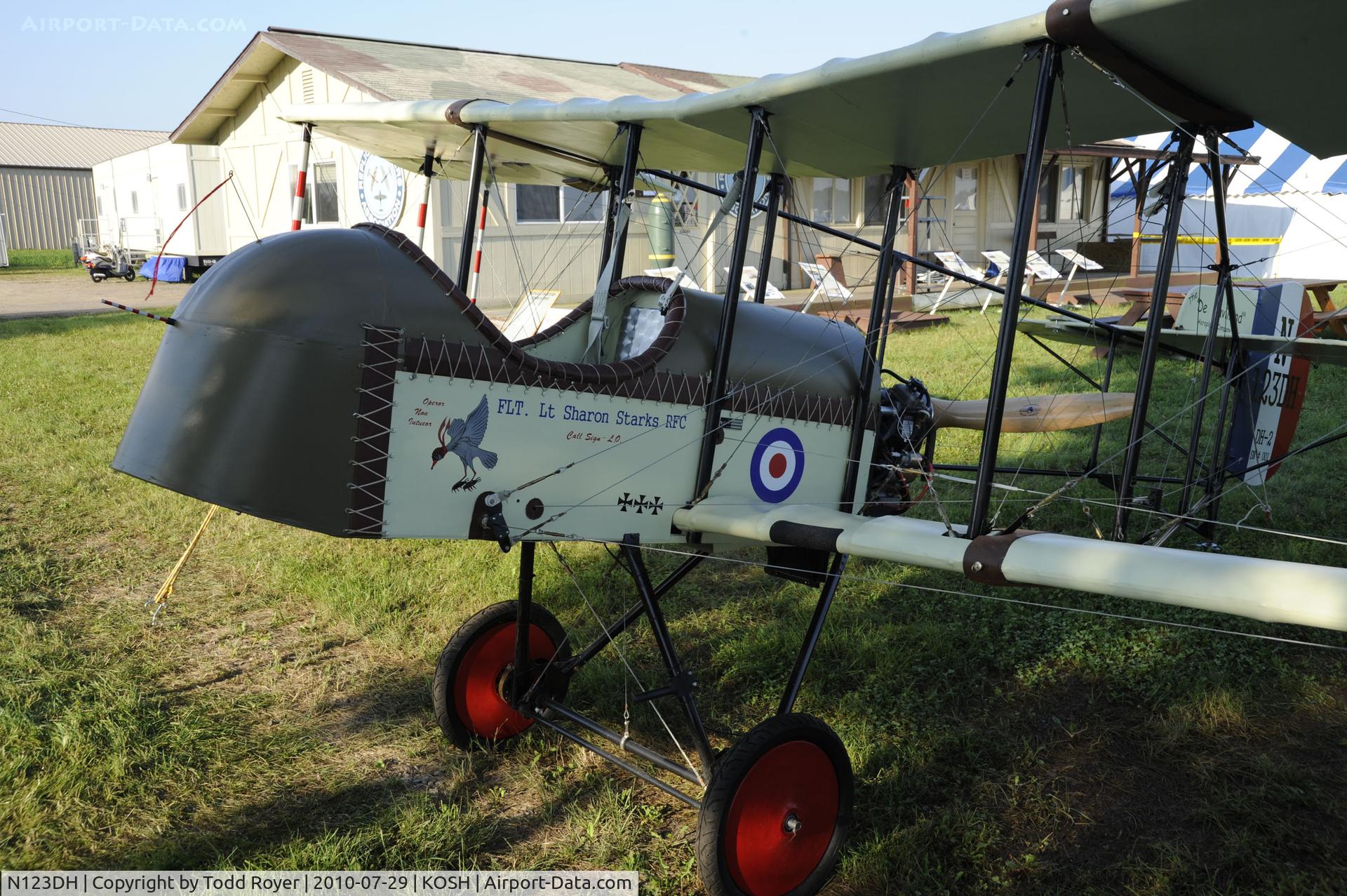 N123DH, Airco DH-2 Replica C/N 001, EAA AIRVENTURE 2010