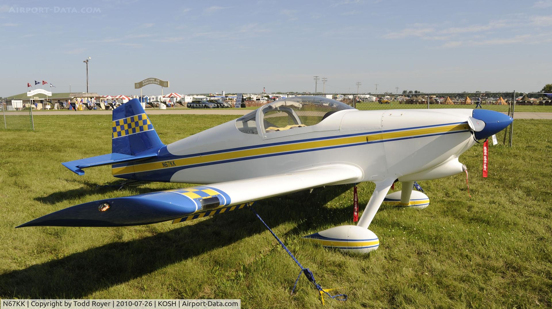 N67KK, 1995 Vans RV-6 C/N 21751, EAA AIRVENTURE 2010
