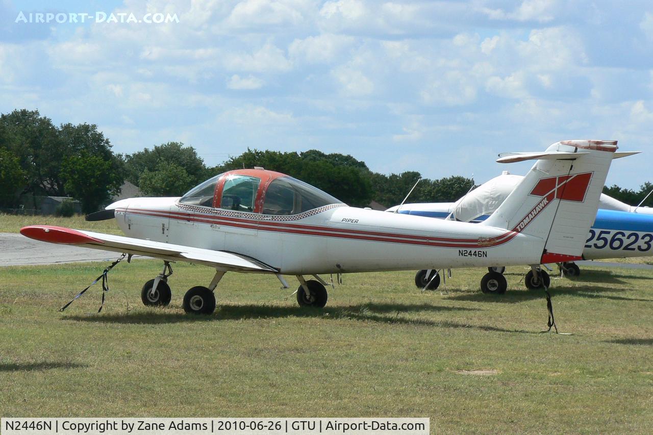 N2446N, 1979 Piper PA-38-112 Tomahawk C/N 38-79A0847, At Georgetown Municipal, TX