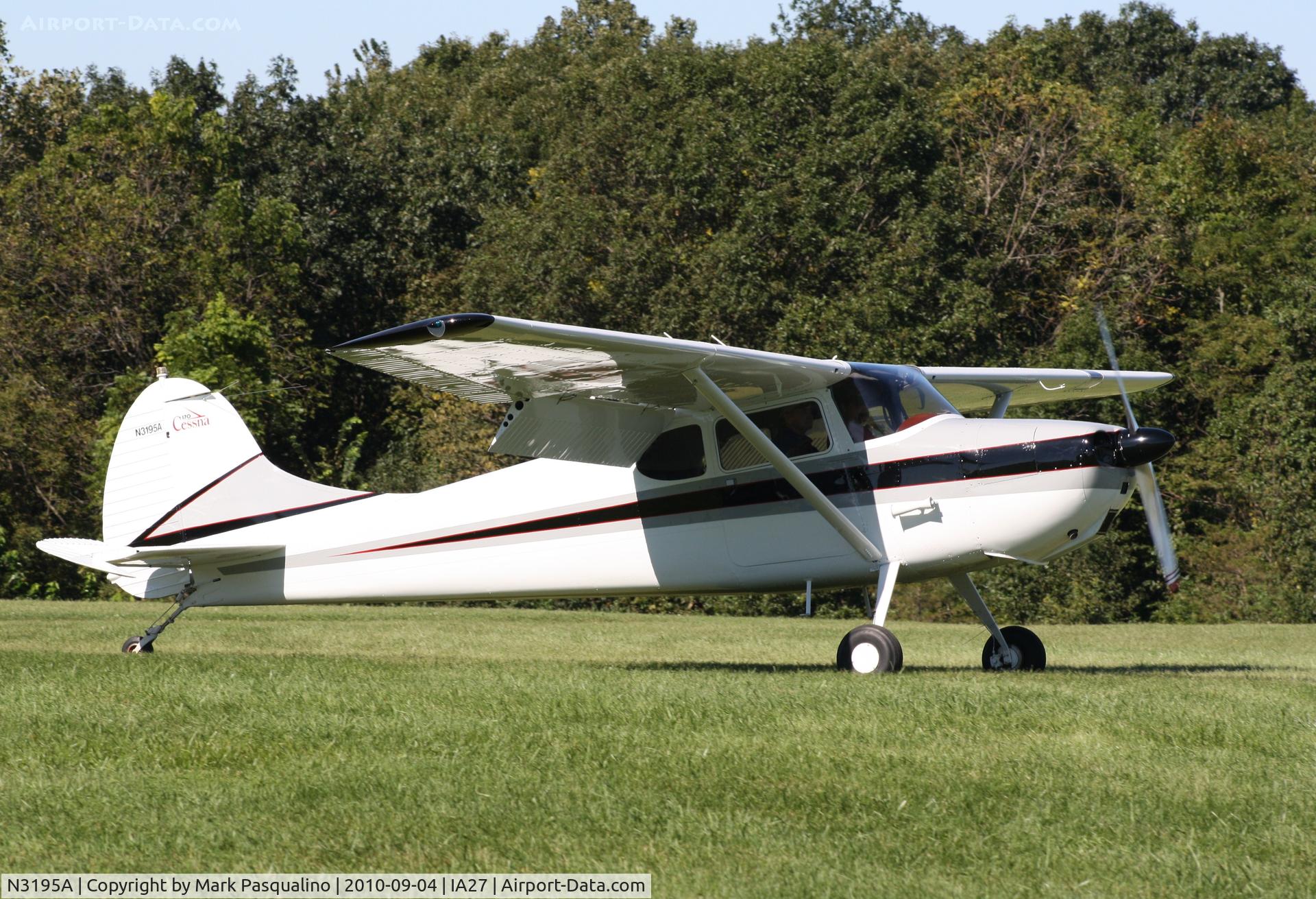 N3195A, 1953 Cessna 170B C/N 25839, Cessna 170B