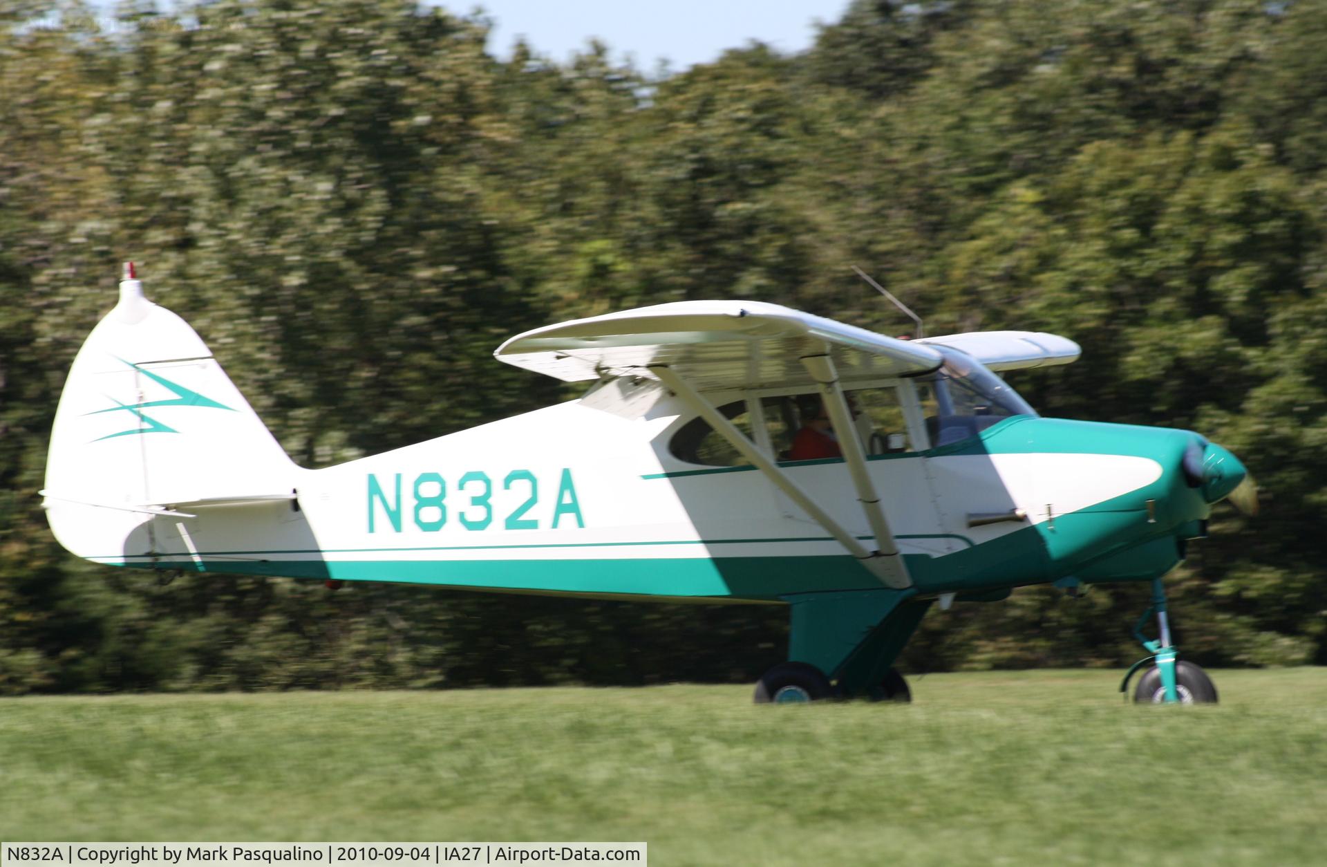 N832A, 1951 Piper PA-22 C/N 22-133, Piper PA-22
