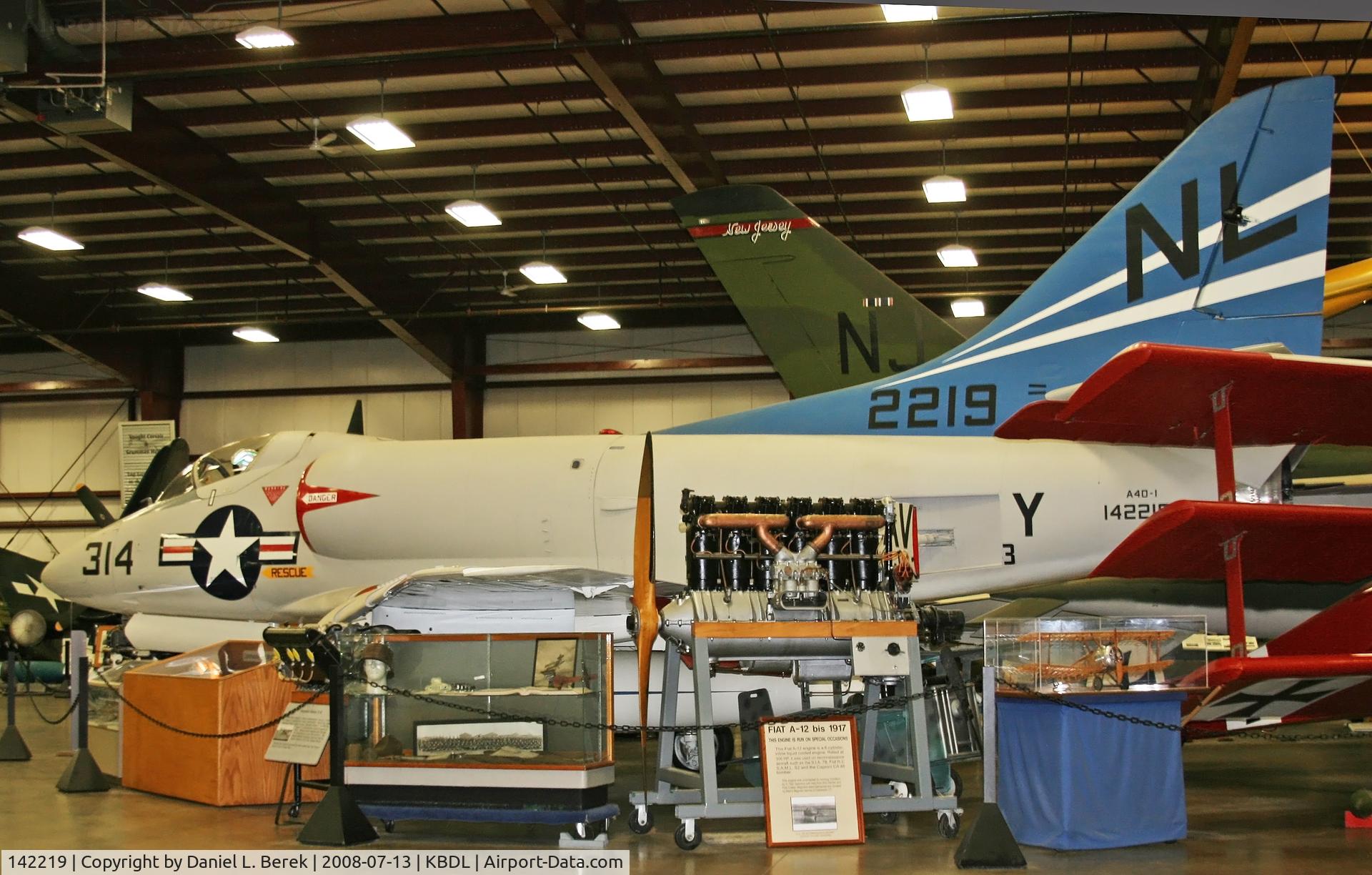 142219, 1957 Douglas A-4A Skyhawk C/N 11473, On loan from NMNA, on display at NEAM