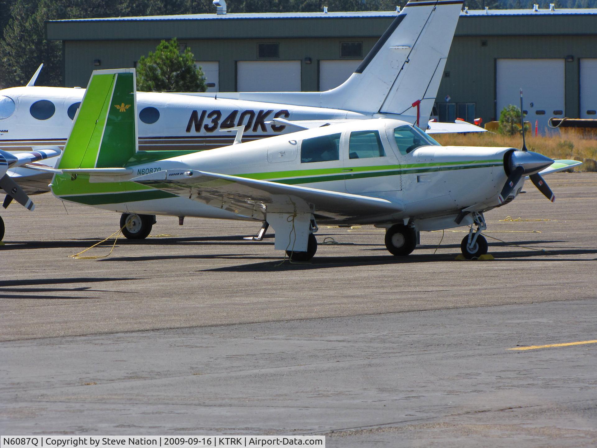 N6087Q, 1965 Mooney M20E C/N 910, 1965 Mooney M20E @ Tahoe-Truckee Airport, CA