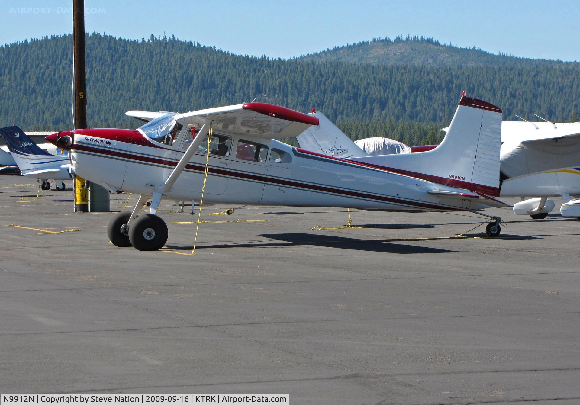 N9912N, 1975 Cessna 180J C/N 18052567, 1975 Cessna 180J @ Tahoe-Truckee Airport, CA