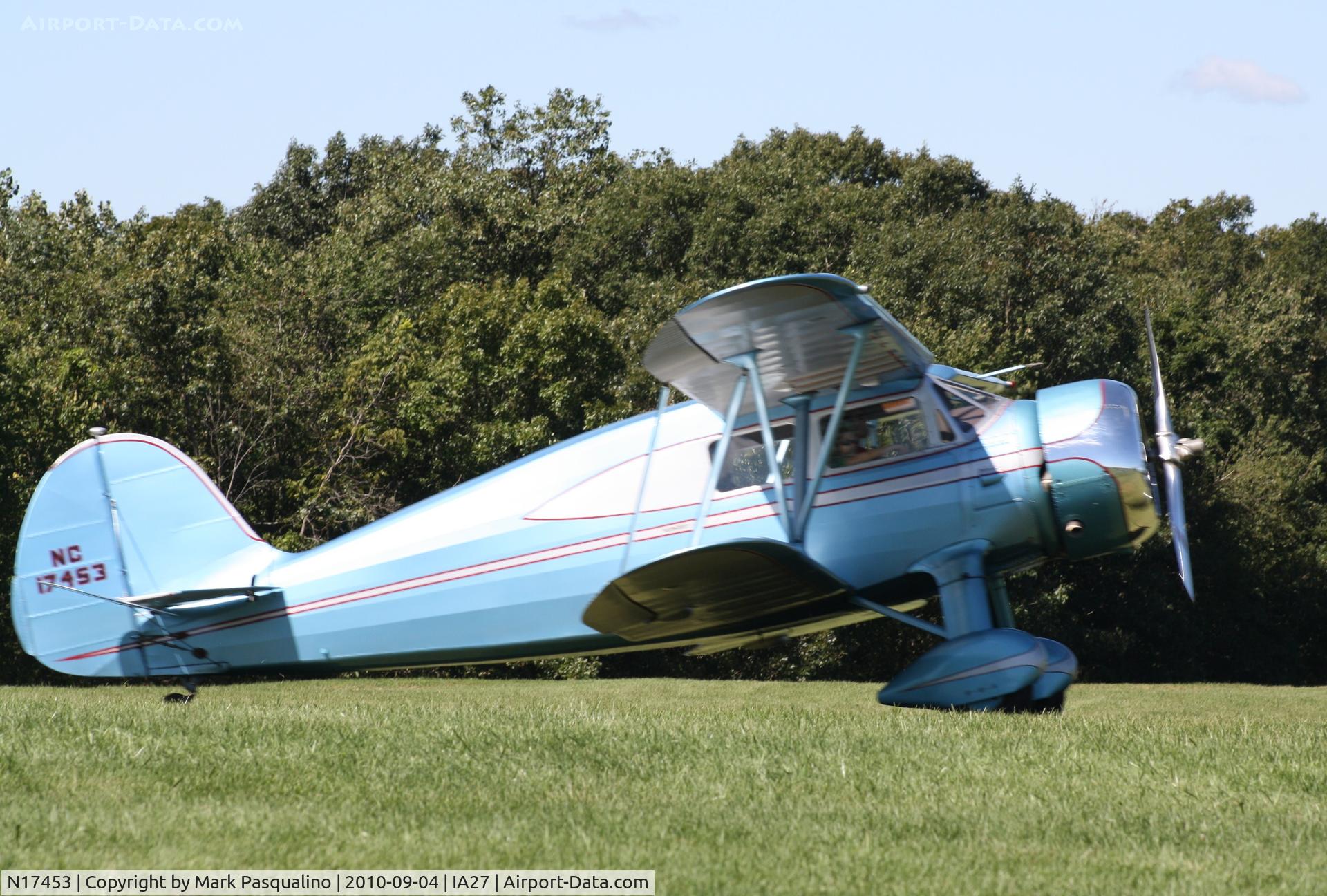 N17453, 1937 Waco YKS-7 C/N 4554, Waco YKS-7