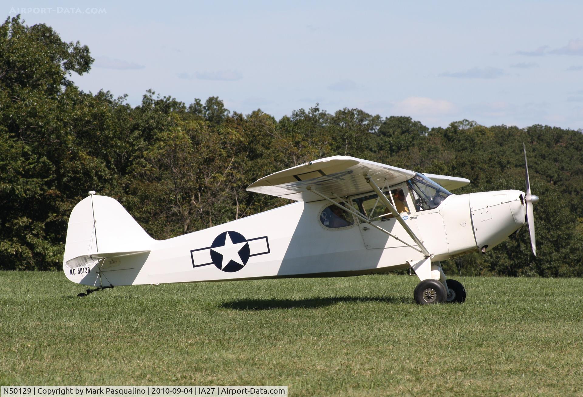 N50129, 1943 Taylorcraft DCO-65 C/N 5453, Taylorcraft DCO-65