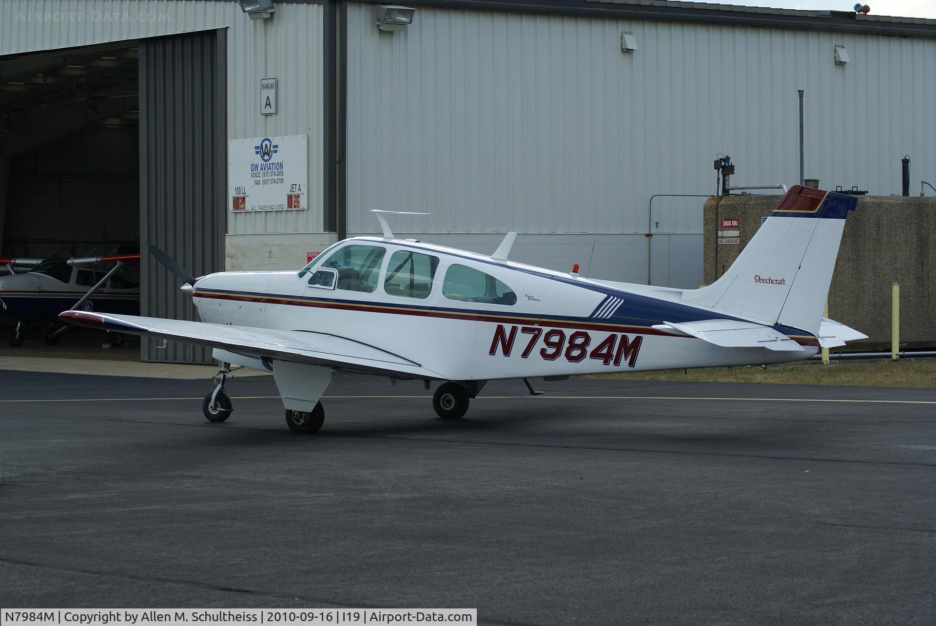 N7984M, 1966 Beech 35-C33A Debonair C/N CE-121, 1966 Beech 35-C33A