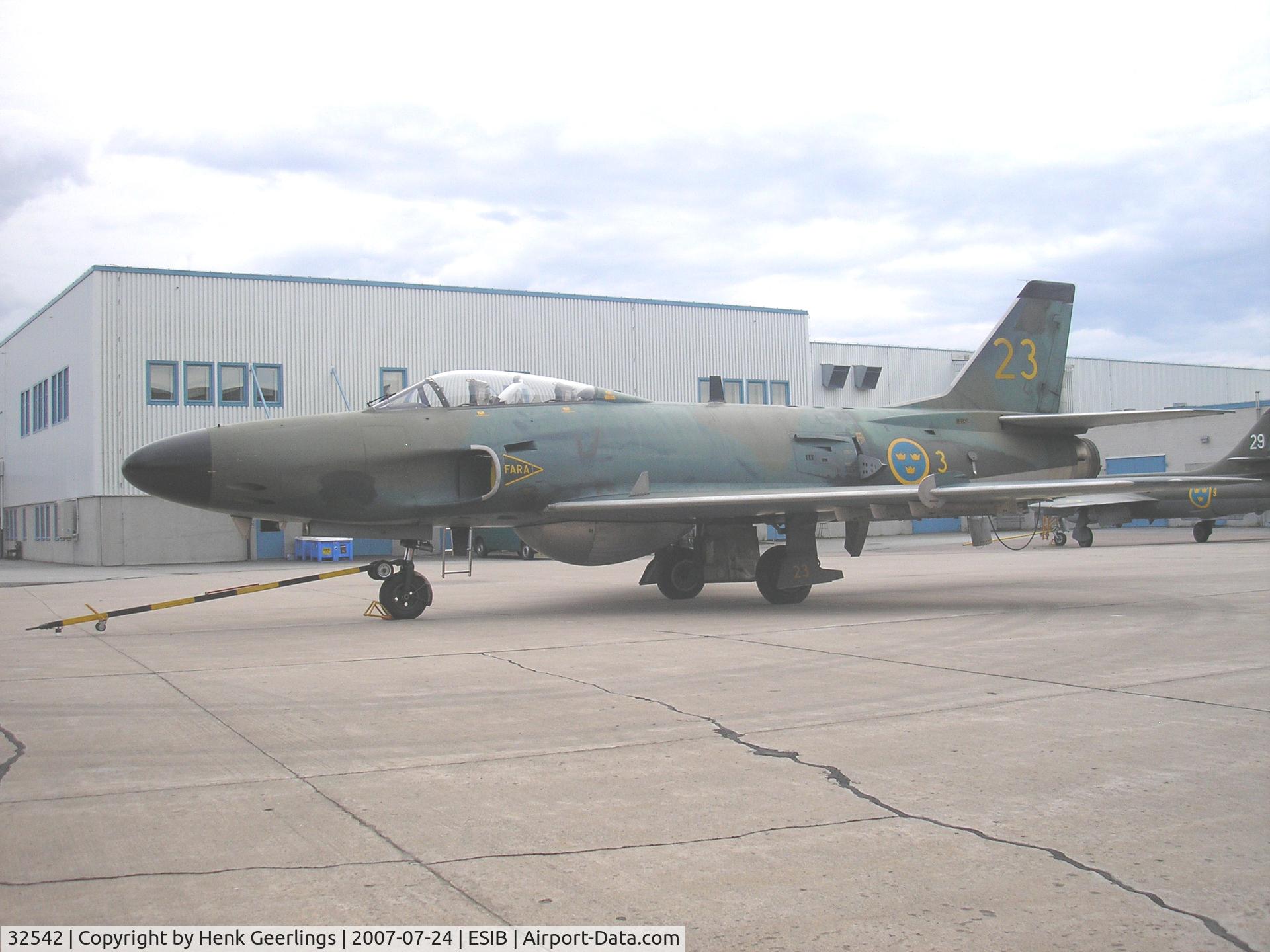 32542, 1959 Saab J32B Lansen C/N 32-542, Swedish AF Historic Flight