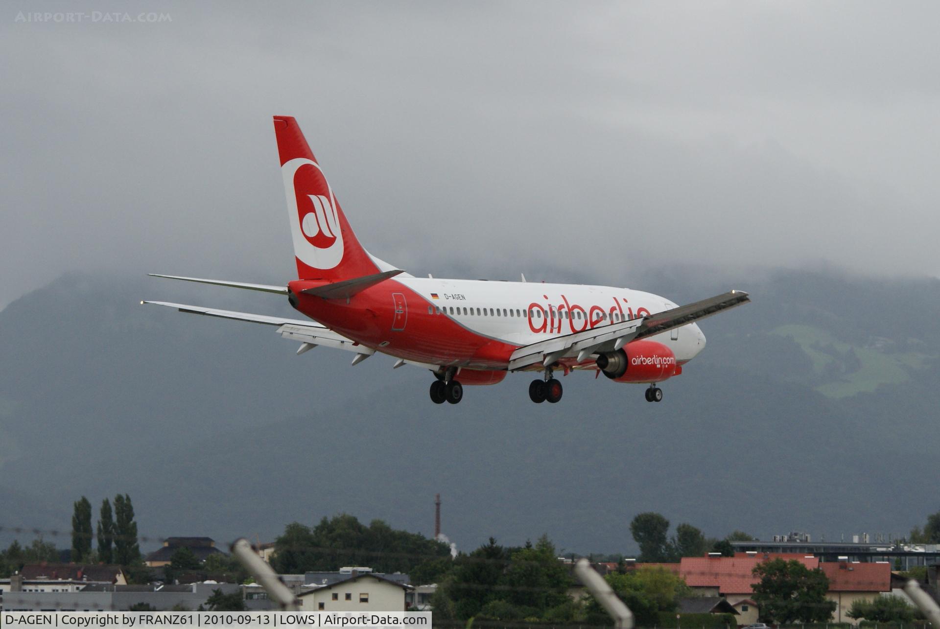 D-AGEN, 1998 Boeing 737-75B C/N 28100, Air Berlin