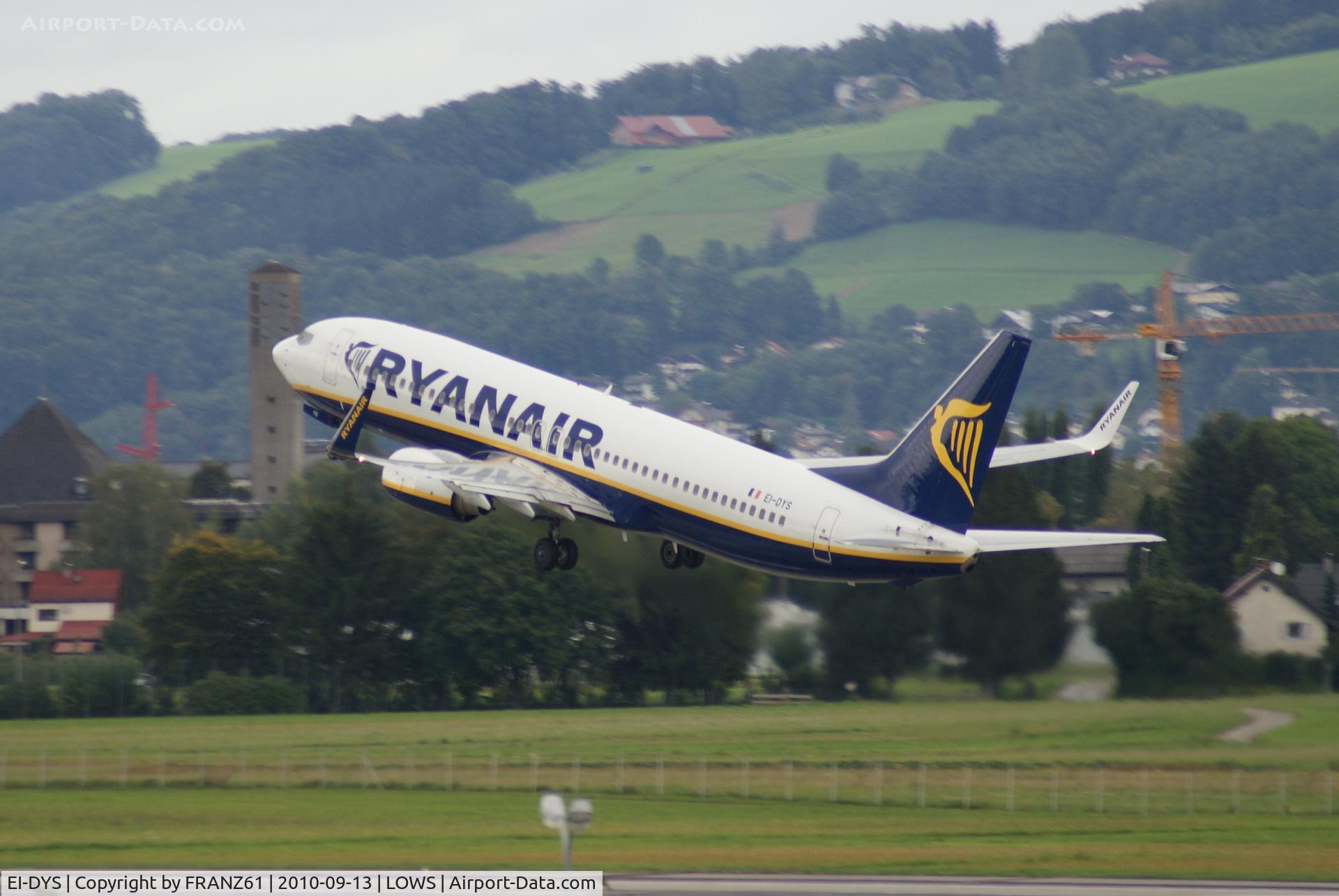 EI-DYS, 2008 Boeing 737-8AS C/N 37514, Ryanair
