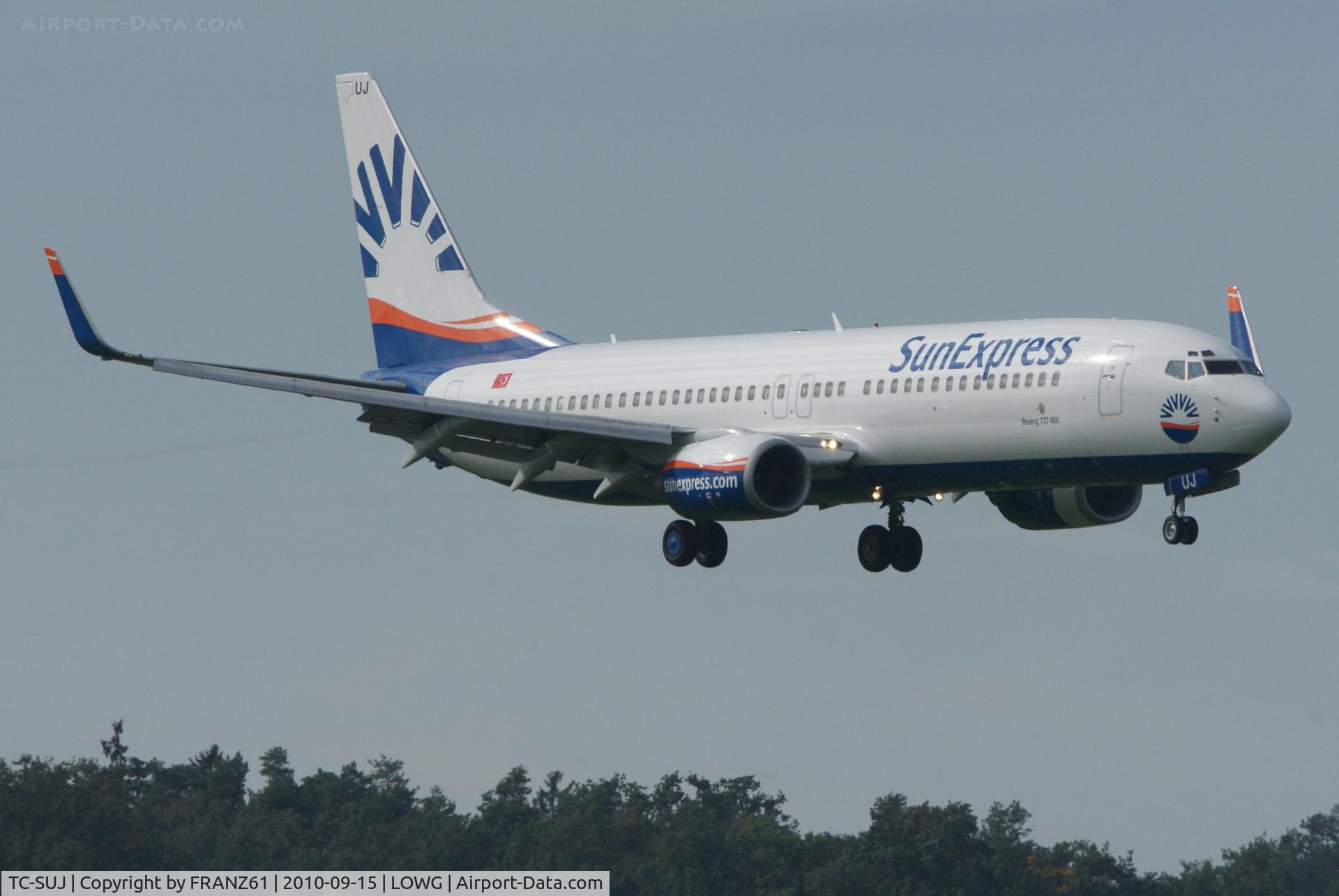 TC-SUJ, 2003 Boeing 737-8CX C/N 32368/1289, Sun Express