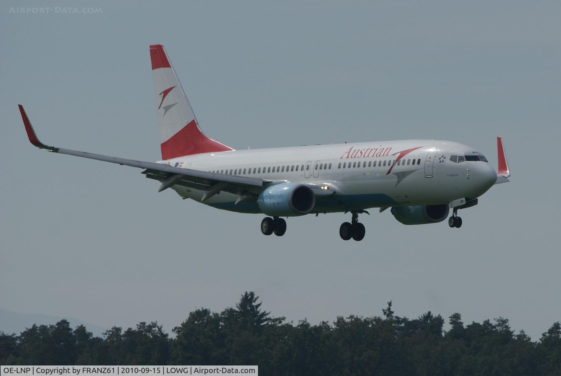OE-LNP, 2002 Boeing 737-8Z9 C/N 30420, Austrian Airlines