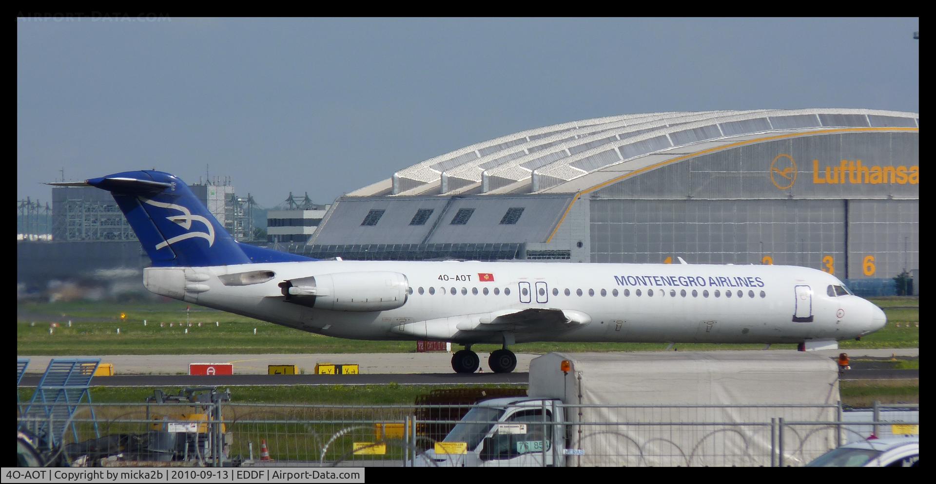 4O-AOT, 1991 Fokker 100 (F-28-0100) C/N 11350, Take Off