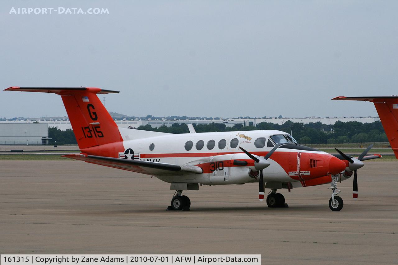 161315, Beech TC-12B Huron C/N BJ-32, US Navy TC-12B escaping NAS Kingsville and possible damage from Hurricane Alex. Alliance Airport - Fort Worth, TX