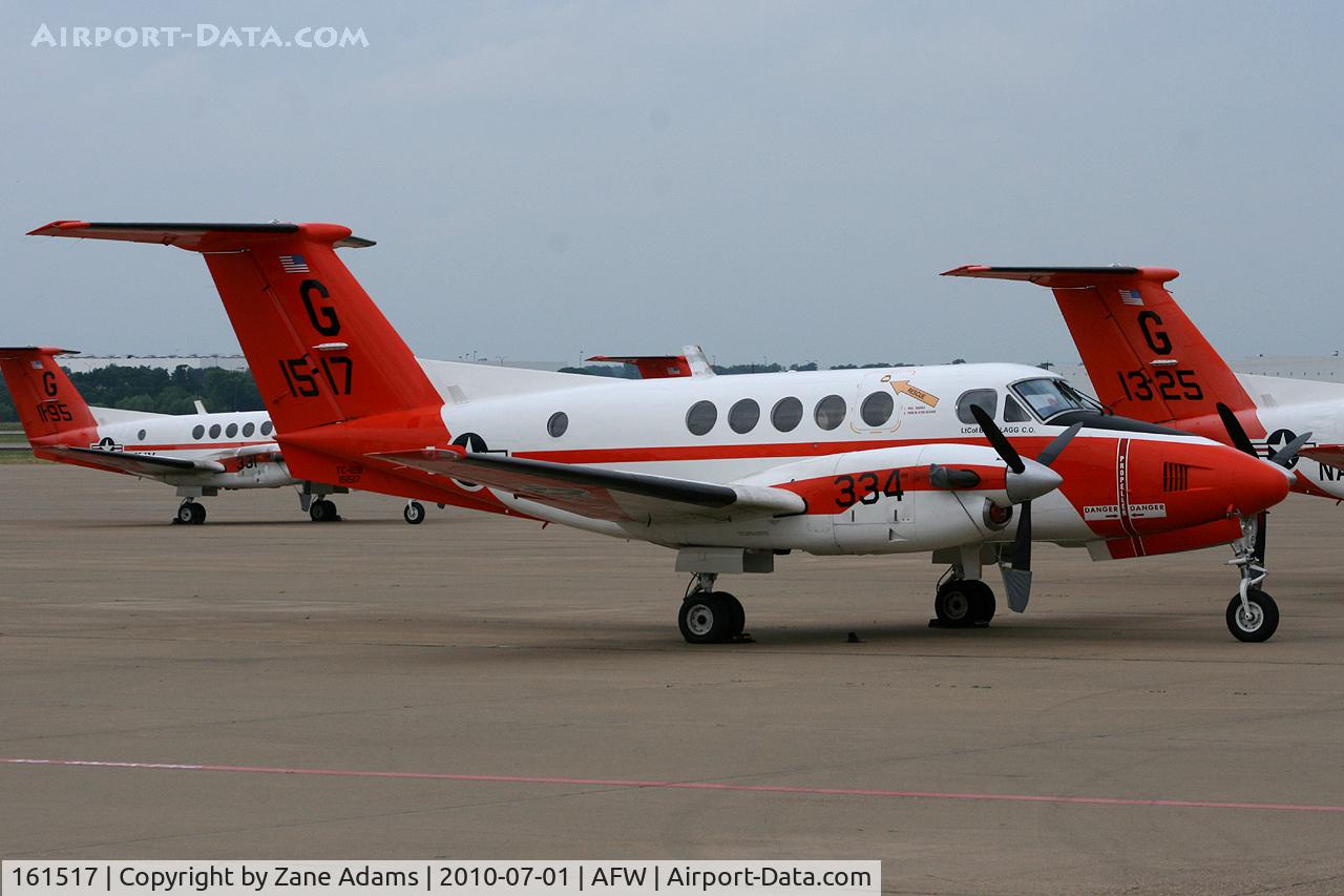 161517, Beech TC-12B Huron C/N BJ-65, US Navy TC-12B escaping NAS Kingsville and possible damage from Hurricane Alex. Alliance Airport - Fort Worth, TX