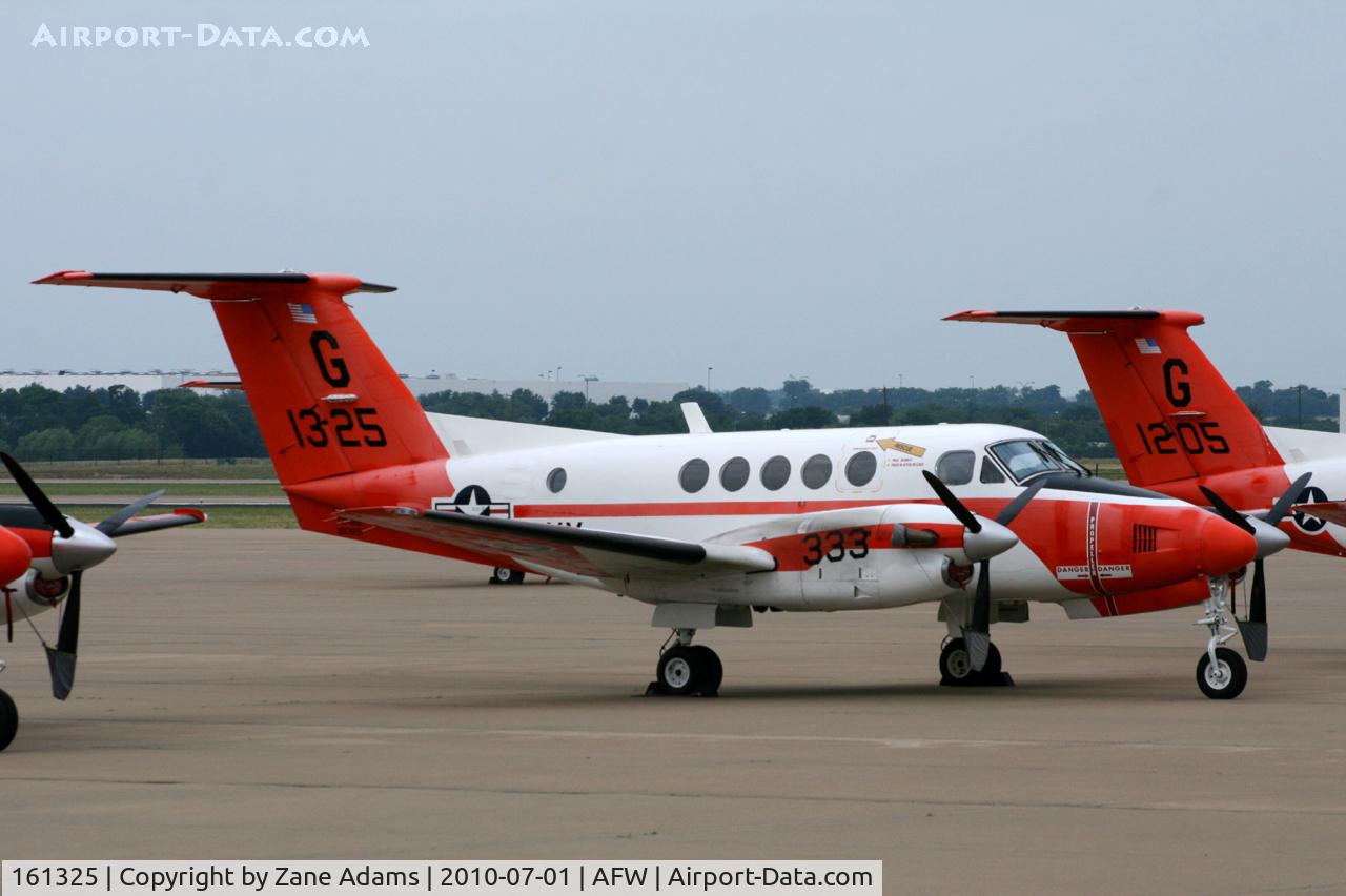 161325, Beech TC-12B Huron C/N BJ-42, US Navy TC-12B escaping NAS Kingsville and possible damage from Hurricane Alex. Alliance Airport - Fort Worth, TX