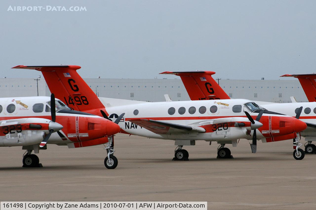 161498, Beech TC-12B Huron C/N BJ-46, US Navy TC-12B escaping NAS Kingsville and possible damage from Hurricane Alex. Alliance Airport - Fort Worth, TX