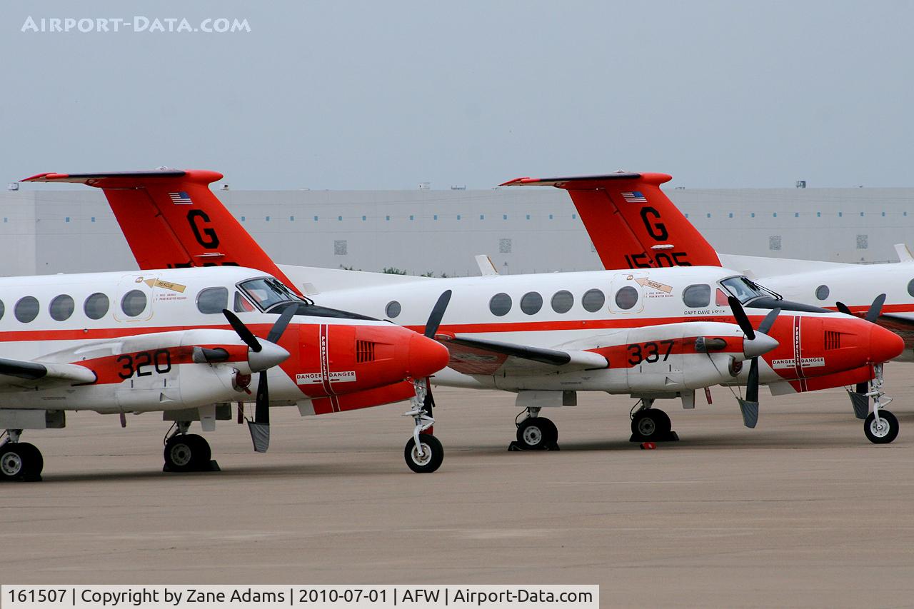 161507, Beech TC-12B Huron C/N BJ-55, US Navy TC-12B escaping NAS Kingsville and possible damage from Hurricane Alex. Alliance Airport - Fort Worth, TX