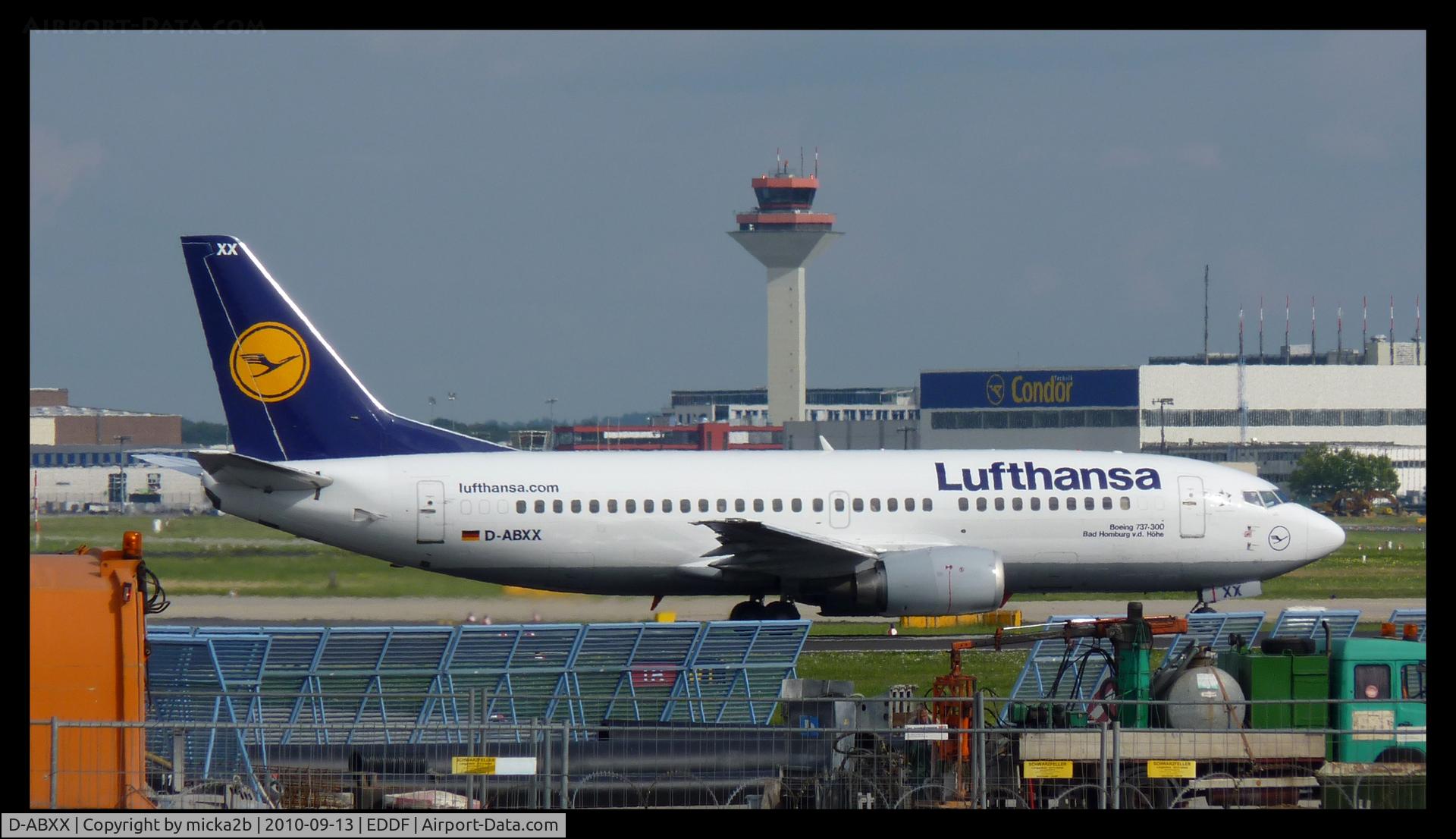 D-ABXX, 1989 Boeing 737-330 C/N 24562, Take Off, scrapped in june 2014