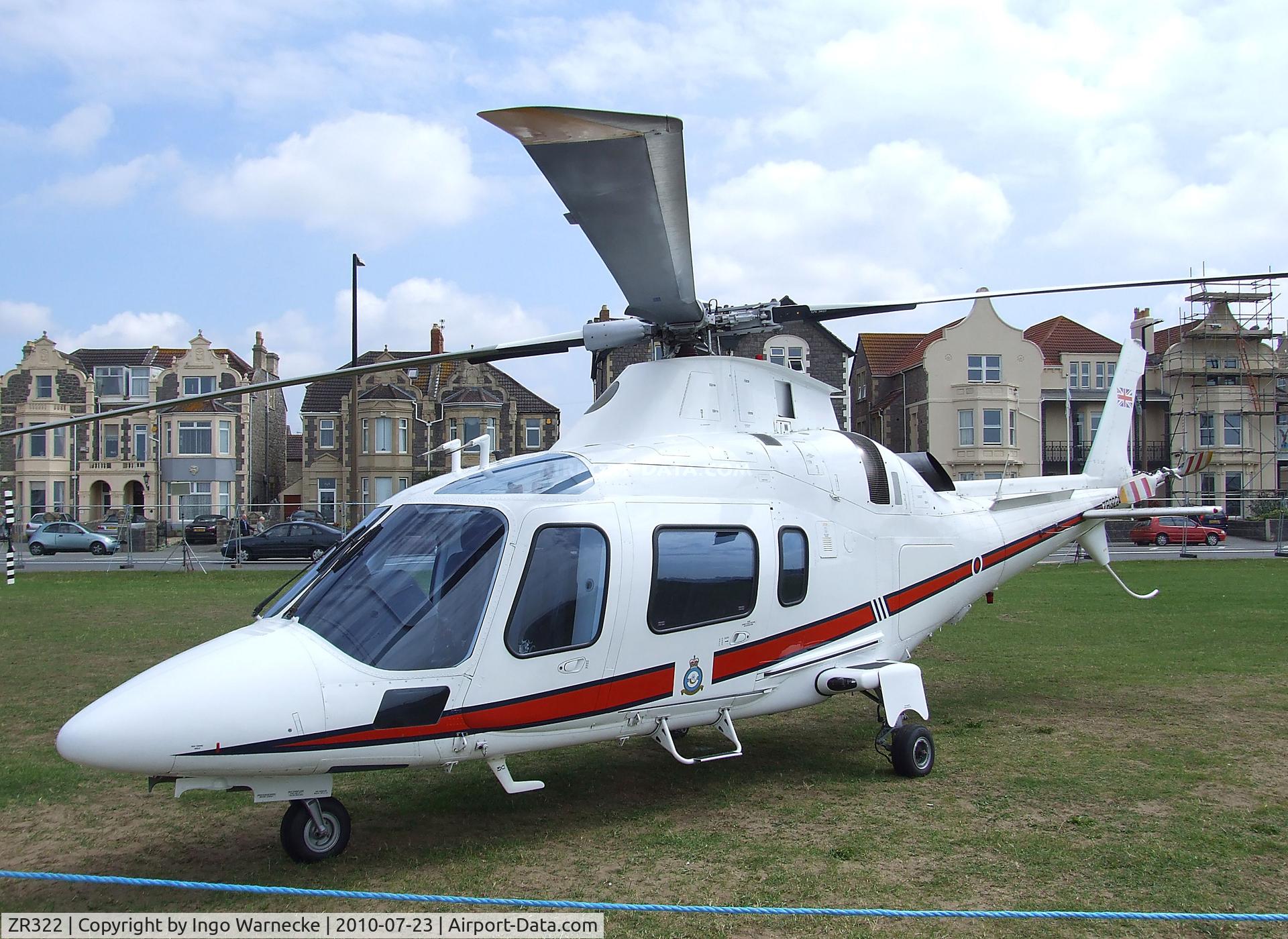 ZR322, 2006 Agusta A-109E Power C/N 11664, Agusta A.109E Power of the RAF at the 2010 Helidays on the Weston-super-Mare seafront