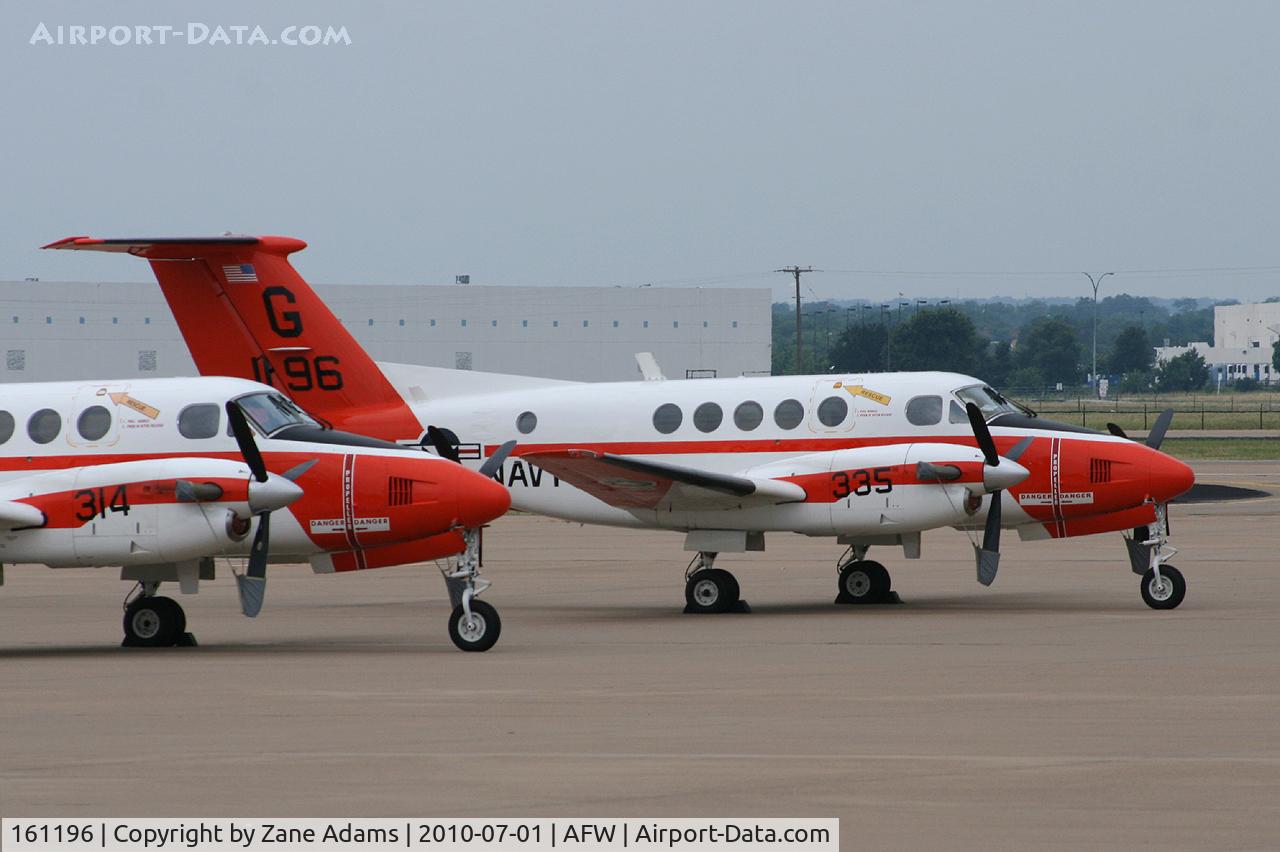 161196, Beech TC-12B Huron C/N BJ-12, US Navy TC-12B escaping NAS Kingsville and possible damage from Hurricane Alex. Alliance Airport - Fort Worth, TX