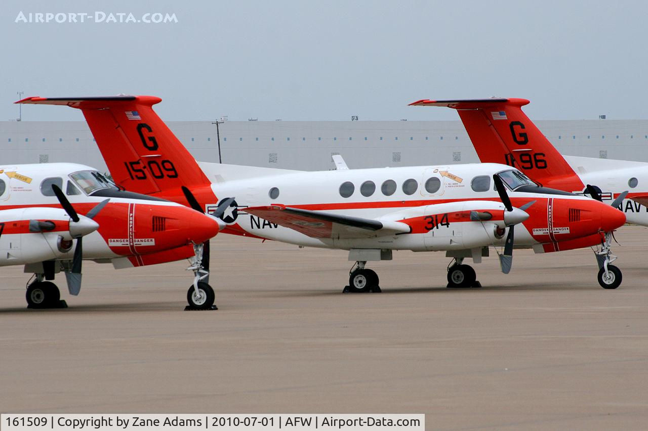 161509, Beech TC-12B Huron C/N BJ-57, US Navy TC-12B escaping NAS Kingsville and possible damage from Hurricane Alex. Alliance Airport - Fort Worth, TX