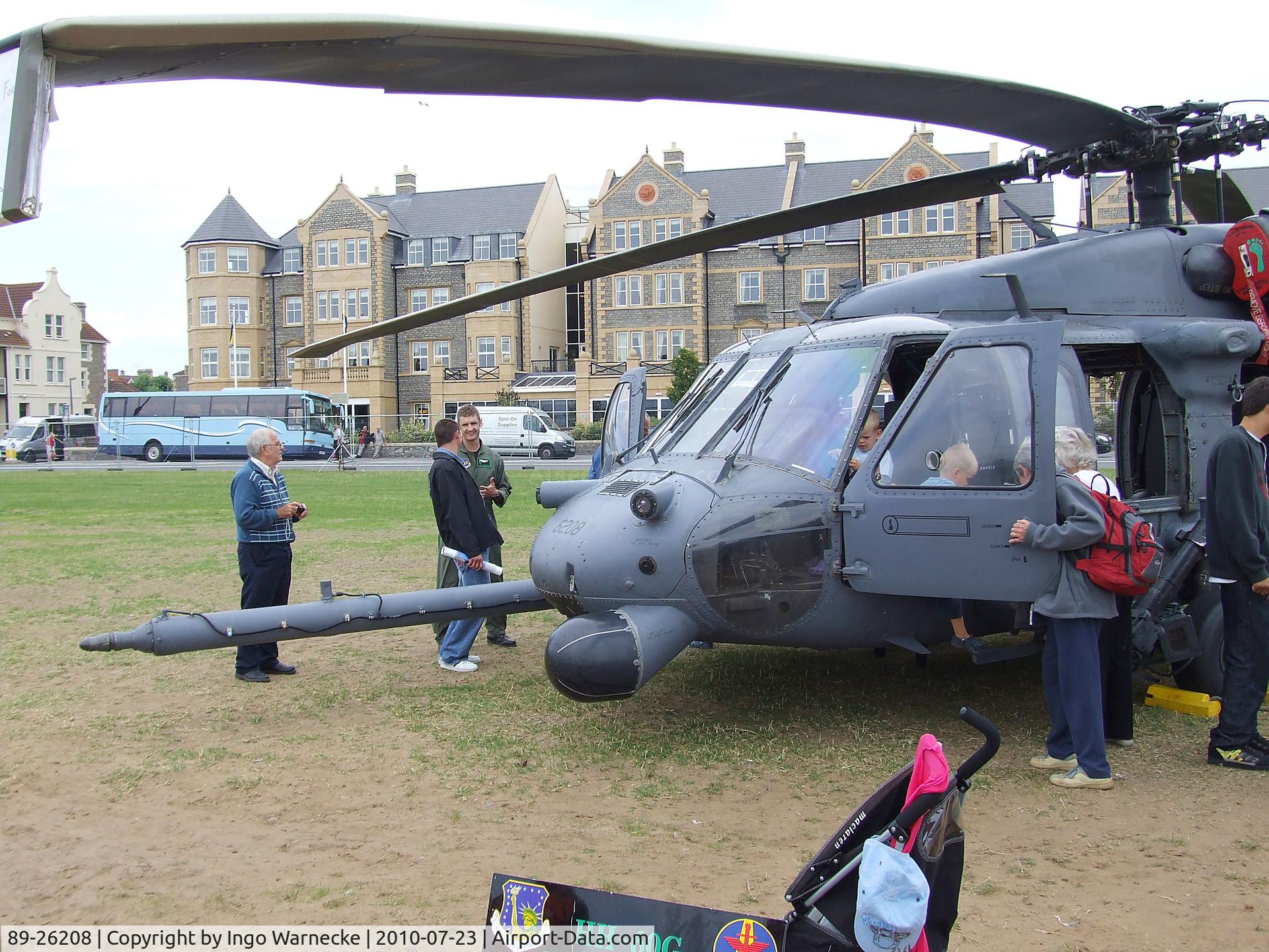 89-26208, 1989 Sikorsky HH-60G Pave Hawk C/N 70-1439, Sikorsky HH-60G Pave Hawk of the USAF at the 2010 Helidays on the Weston-super-Mare