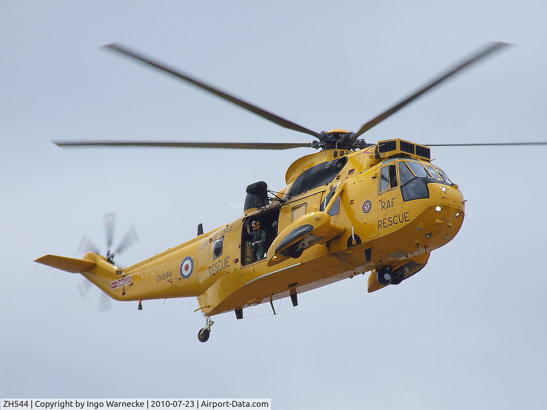 ZH544, Westland Sea King HAR.3A C/N WA1010, Westland Sea King HAR3A of the RAF at the 2010 Helidays on the Weston-super-Mare