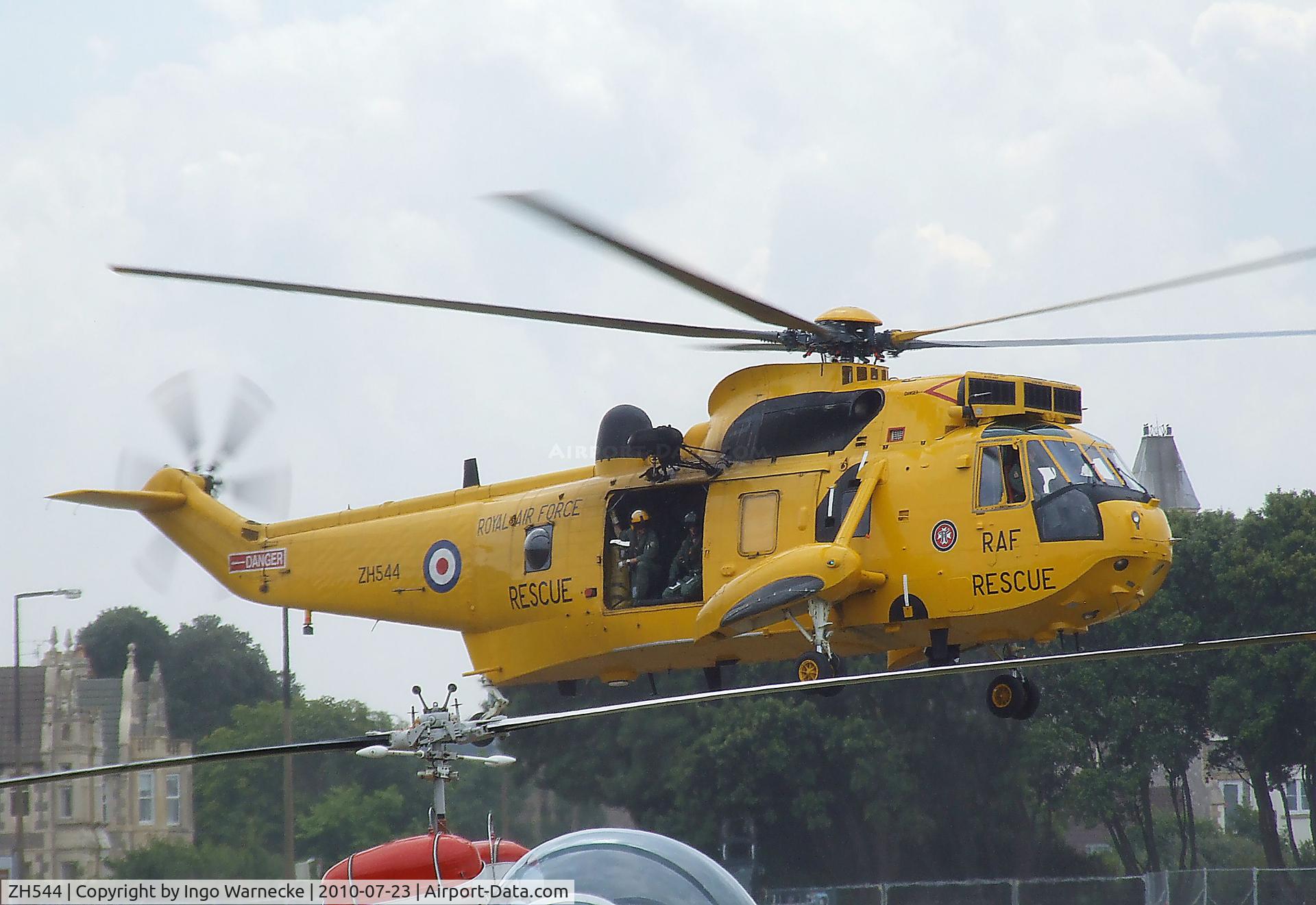 ZH544, Westland Sea King HAR.3A C/N WA1010, Westland Sea King HAR3A of the RAF at the 2010 Helidays on the Weston-super-Mare