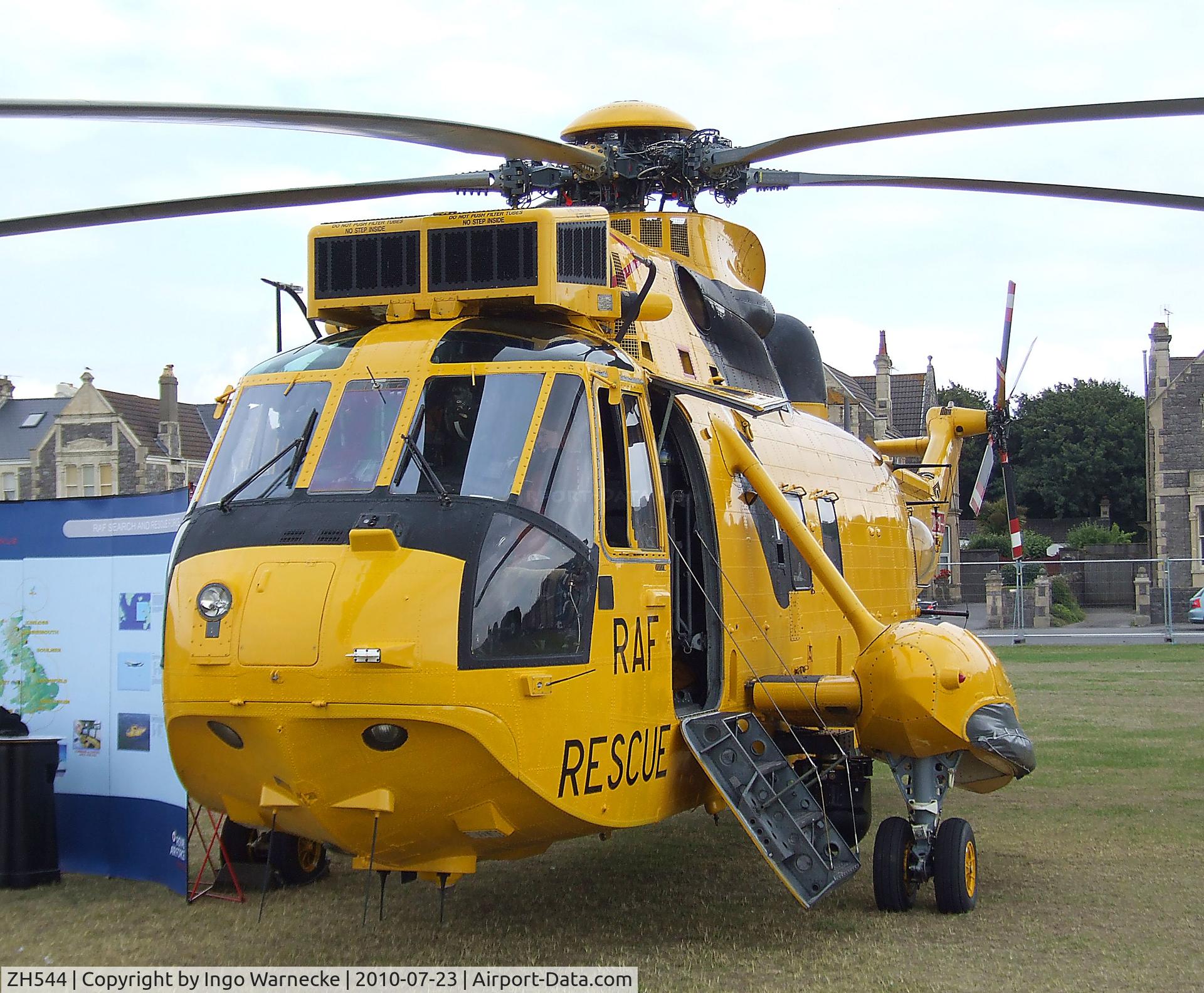 ZH544, Westland Sea King HAR.3A C/N WA1010, Westland Sea King HAR3A of the RAF at the 2010 Helidays on the Weston-super-Mare