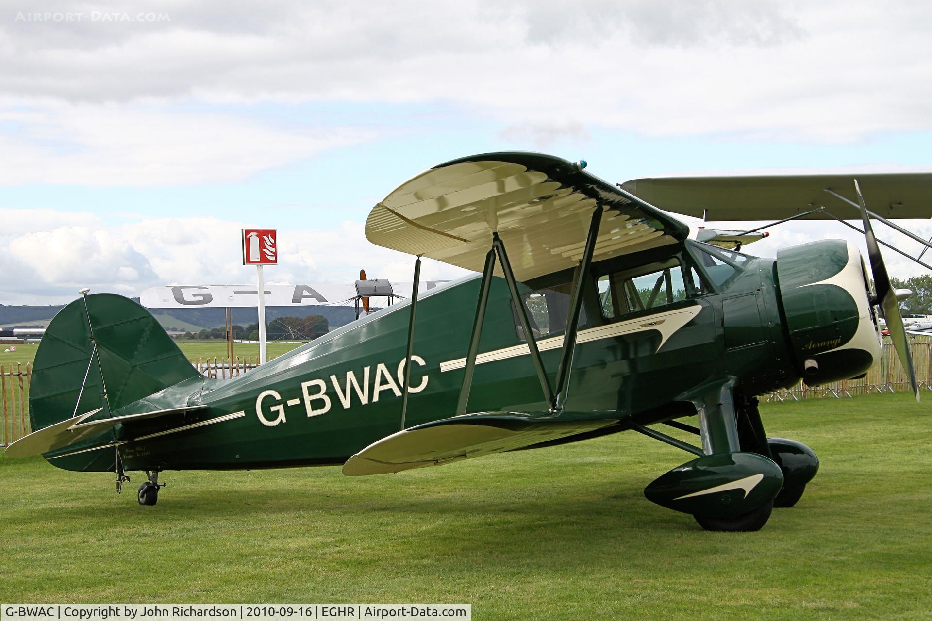 G-BWAC, 1938 Waco YKS-7 C/N 4693, At Goodwood for the Revival Meeting