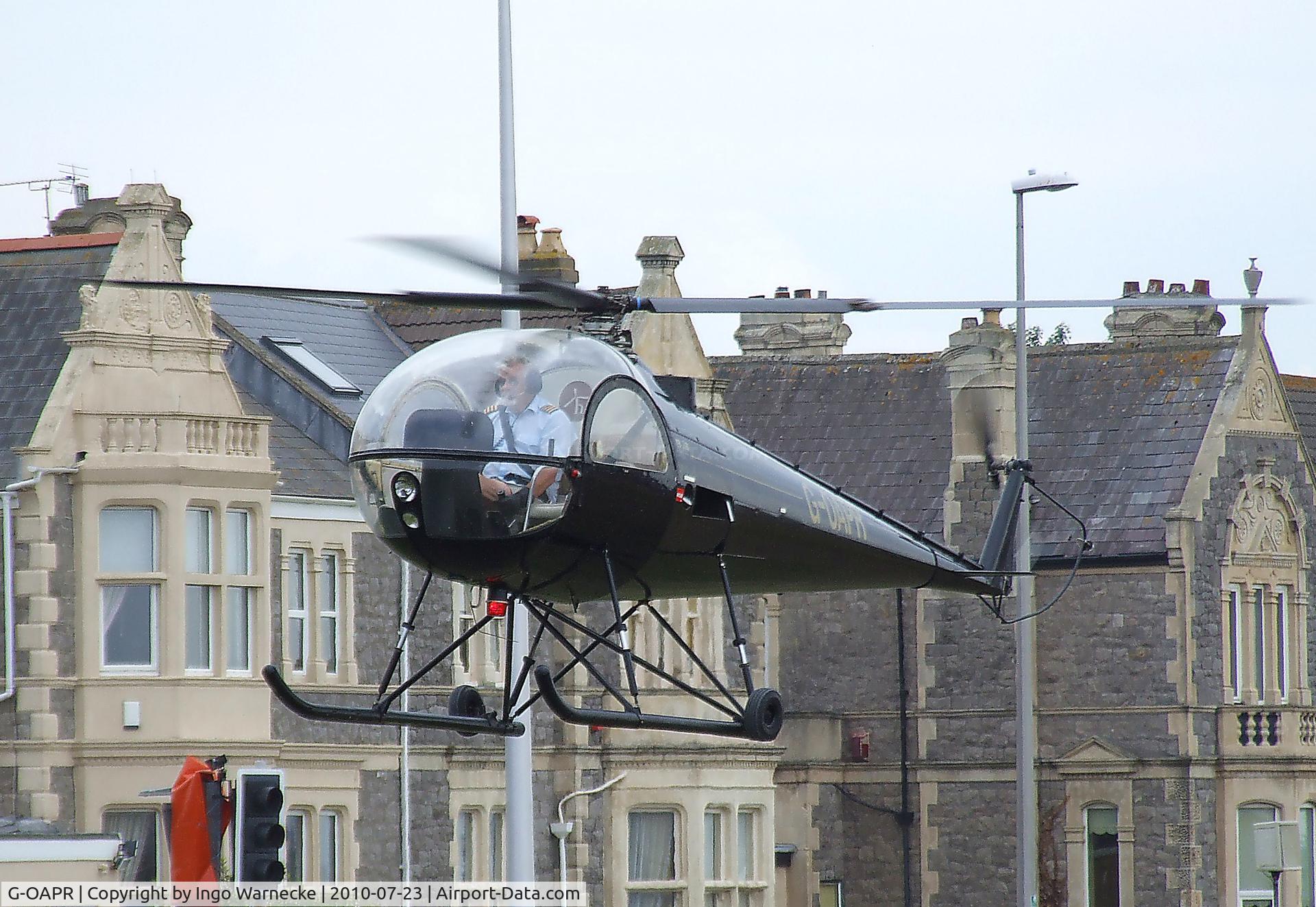 G-OAPR, 1965 Brantly B-2B C/N 446, Brantly B-2B at the 2010 Helidays on the Weston-super-Mare