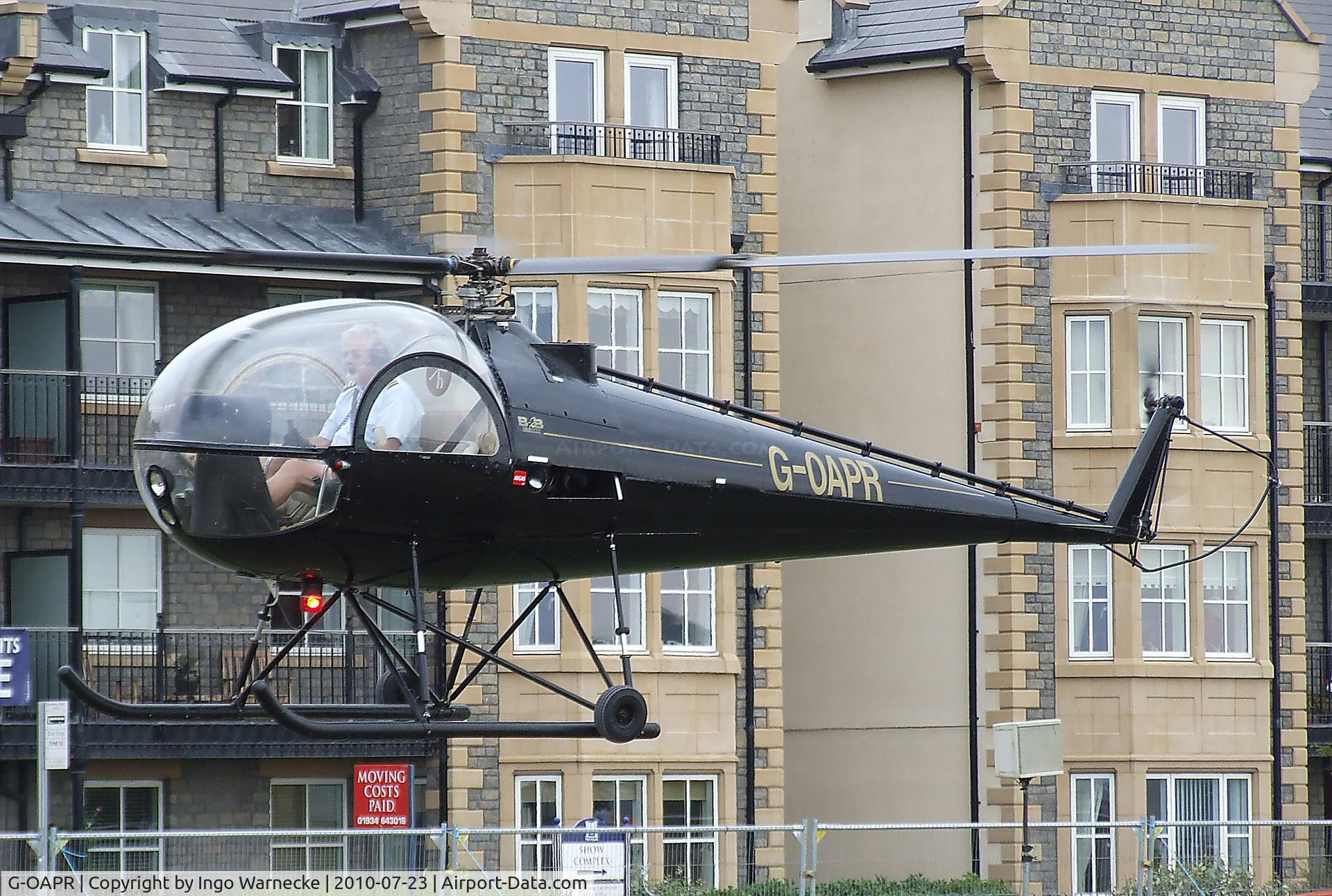 G-OAPR, 1965 Brantly B-2B C/N 446, Brantly B-2B at the 2010 Helidays on the Weston-super-Mare