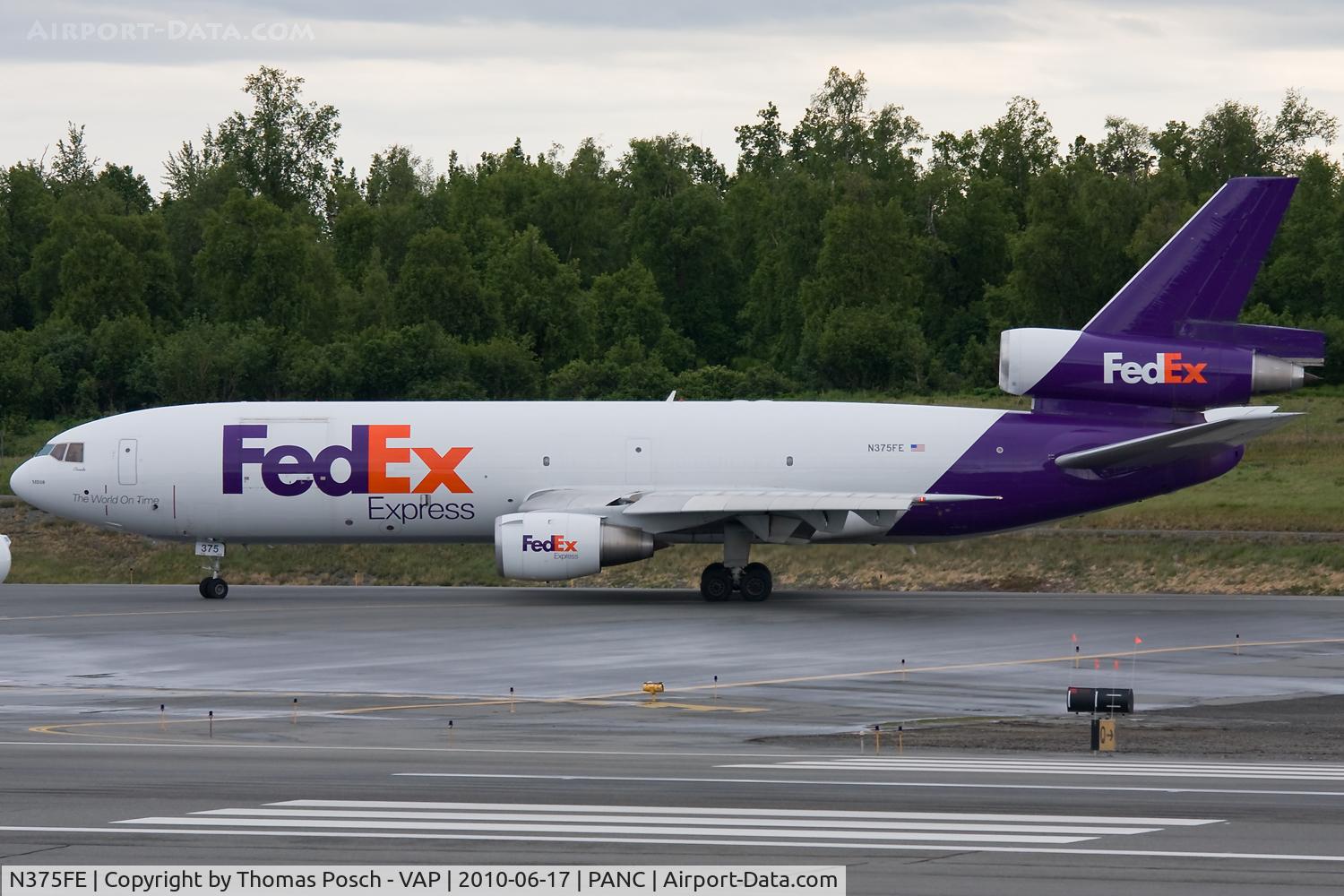 N375FE, 1972 McDonnell Douglas MD-10-10F C/N 46613, FedEx - Federal Express