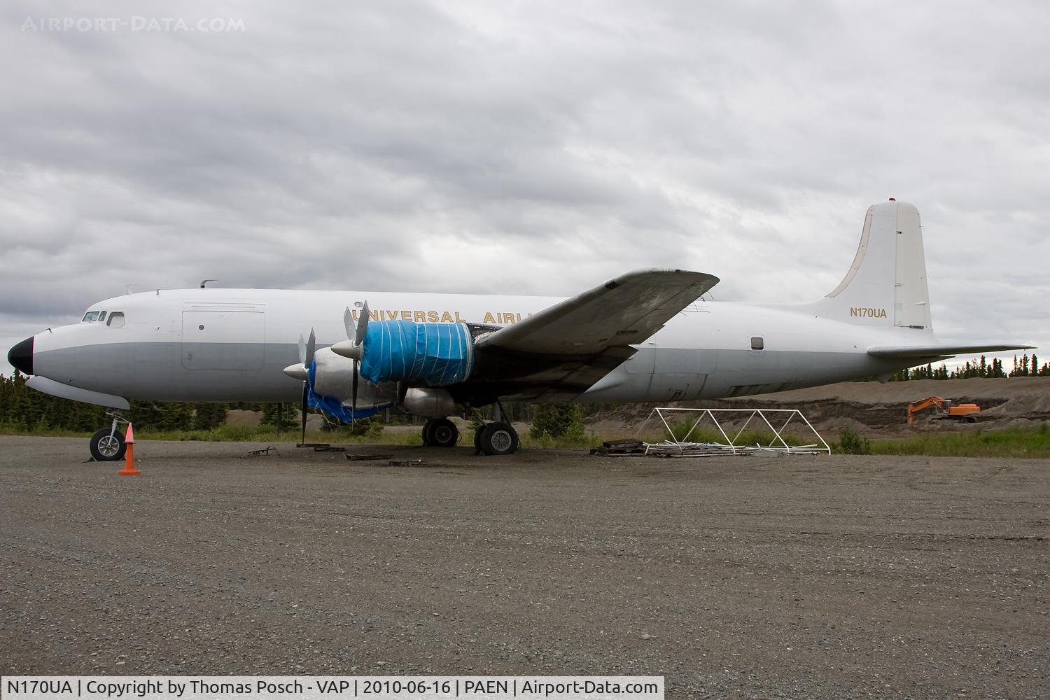 N170UA, 1958 Douglas DC-6A C/N 45518, Universal Airlines