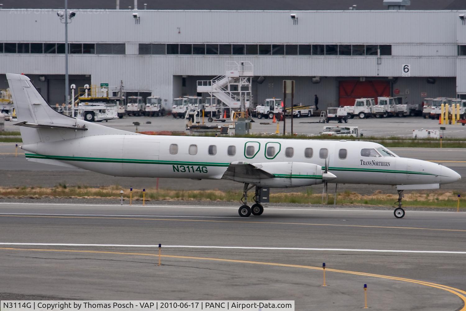 N3114G, 1984 Fairchild SA-227AC Metro III C/N AC-583, Transnorthern