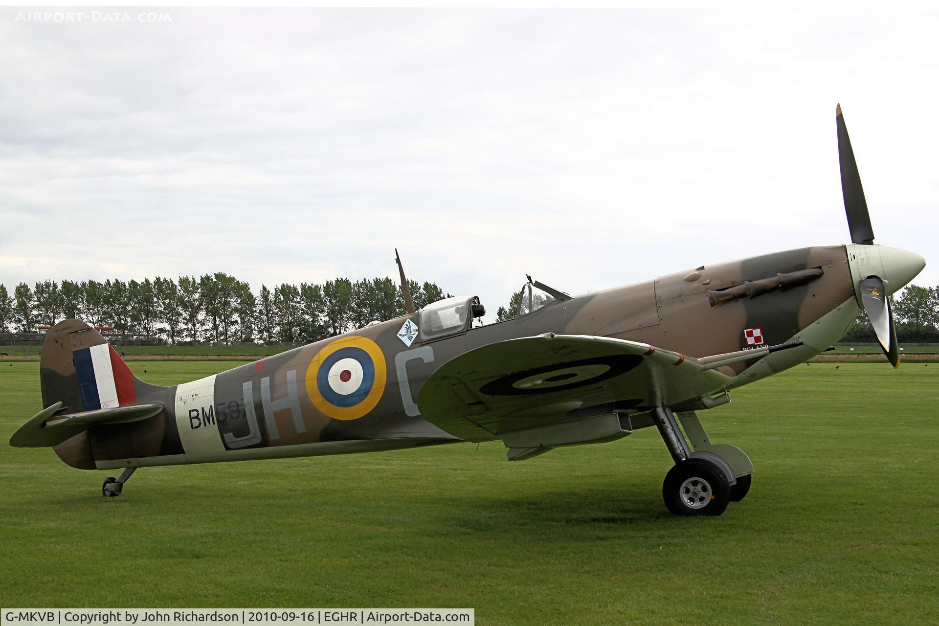 G-MKVB, 1942 Supermarine 349 Spitfire LF.Vb C/N CBAF.2461, At Goodwood for the Revival Meeting