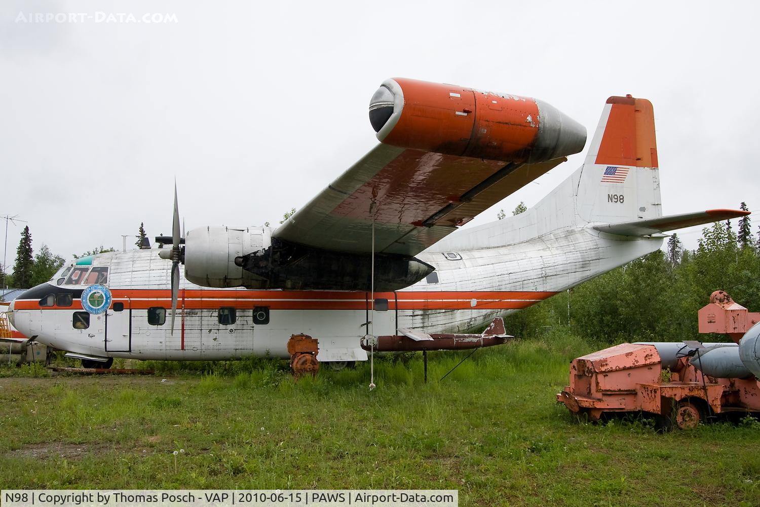 N98, Fairchild C-123J Provider C/N 20219, Federal Aviation Administration - FAA