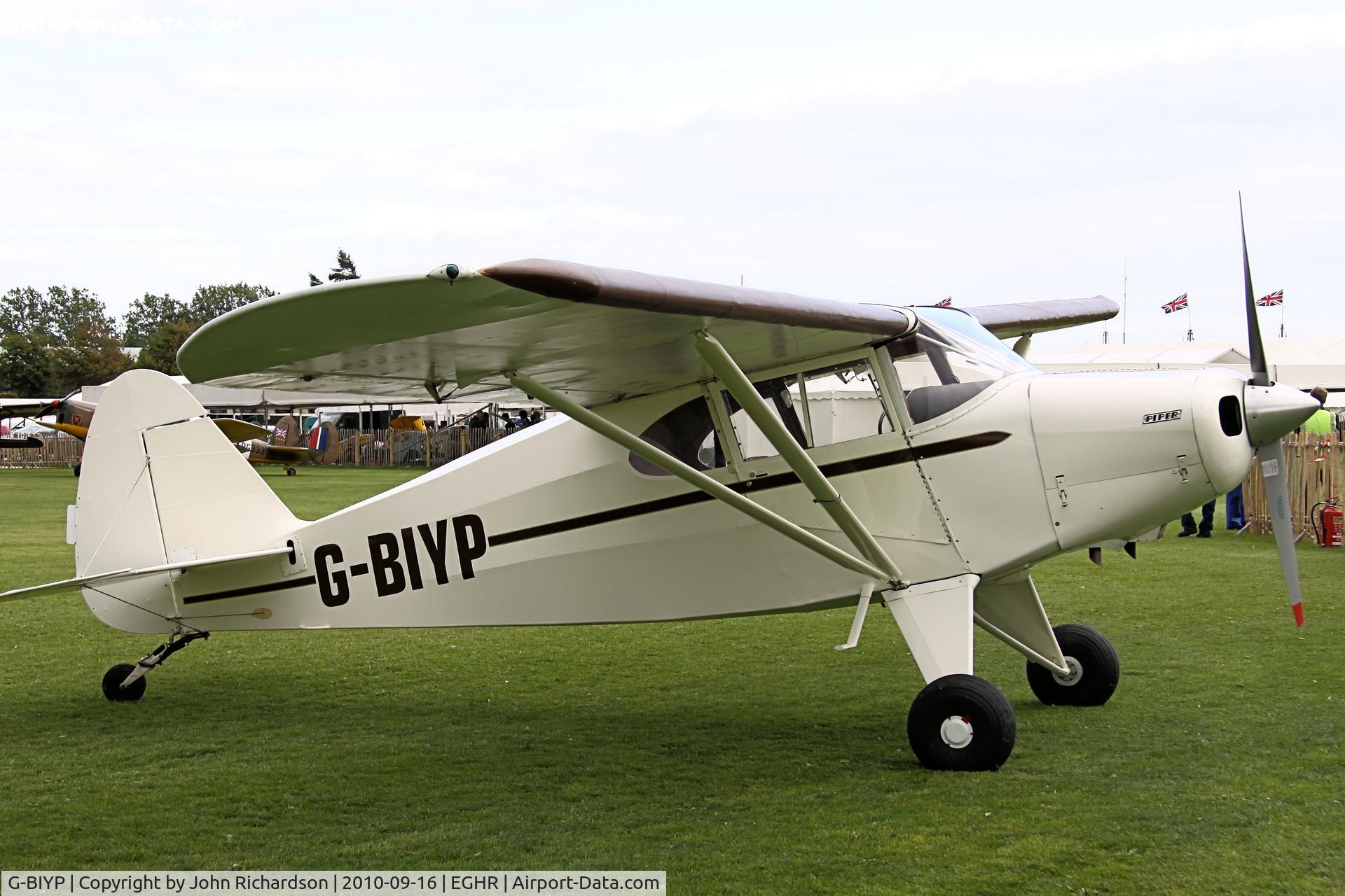 G-BIYP, 1952 Piper PA-20-135 Pacer Pacer C/N 20-802, At Goodwood for the Revival Meeting
