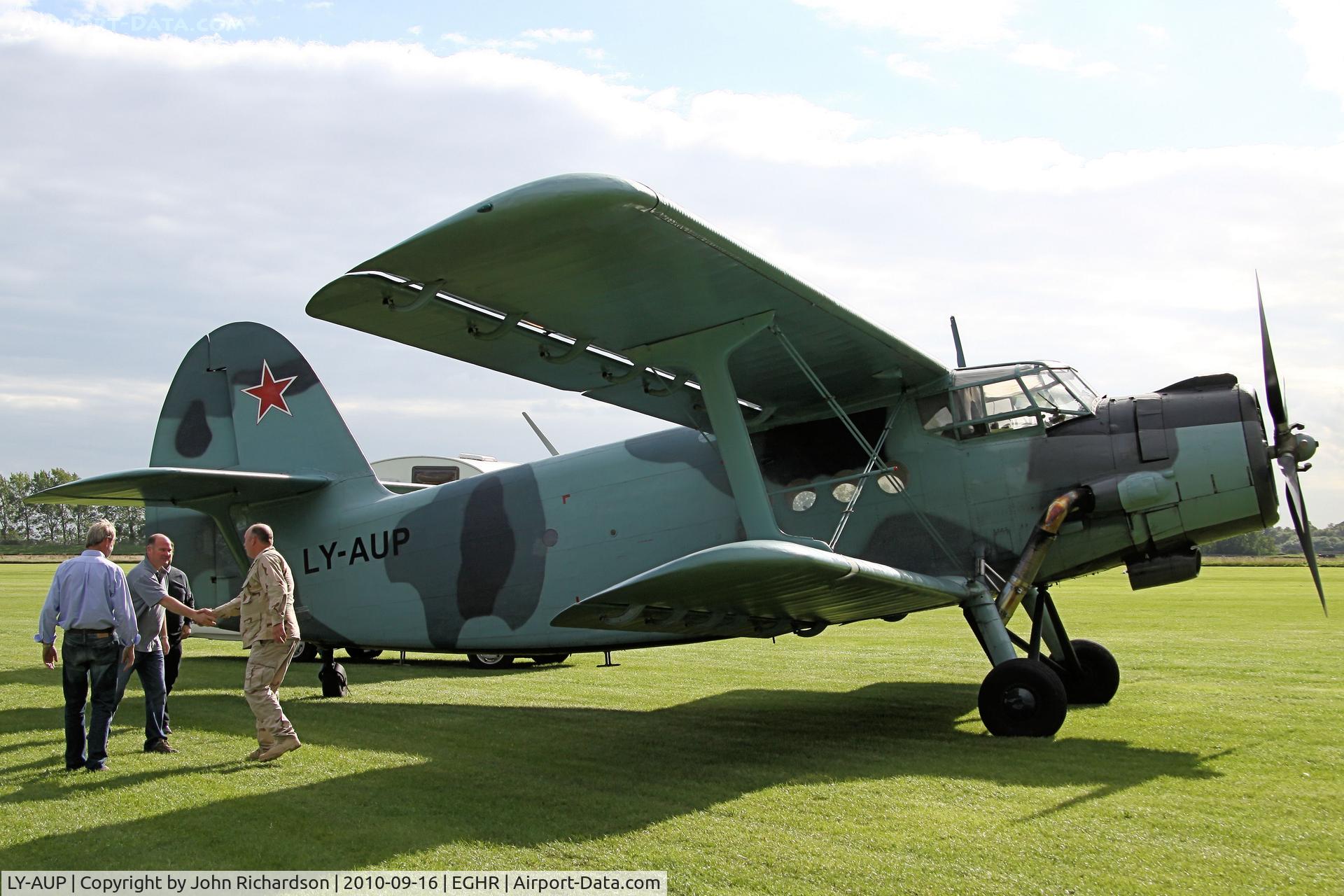 LY-AUP, 1984 Antonov An-2R C/N 1G206-49, At Goodwood for the Revival Meeting