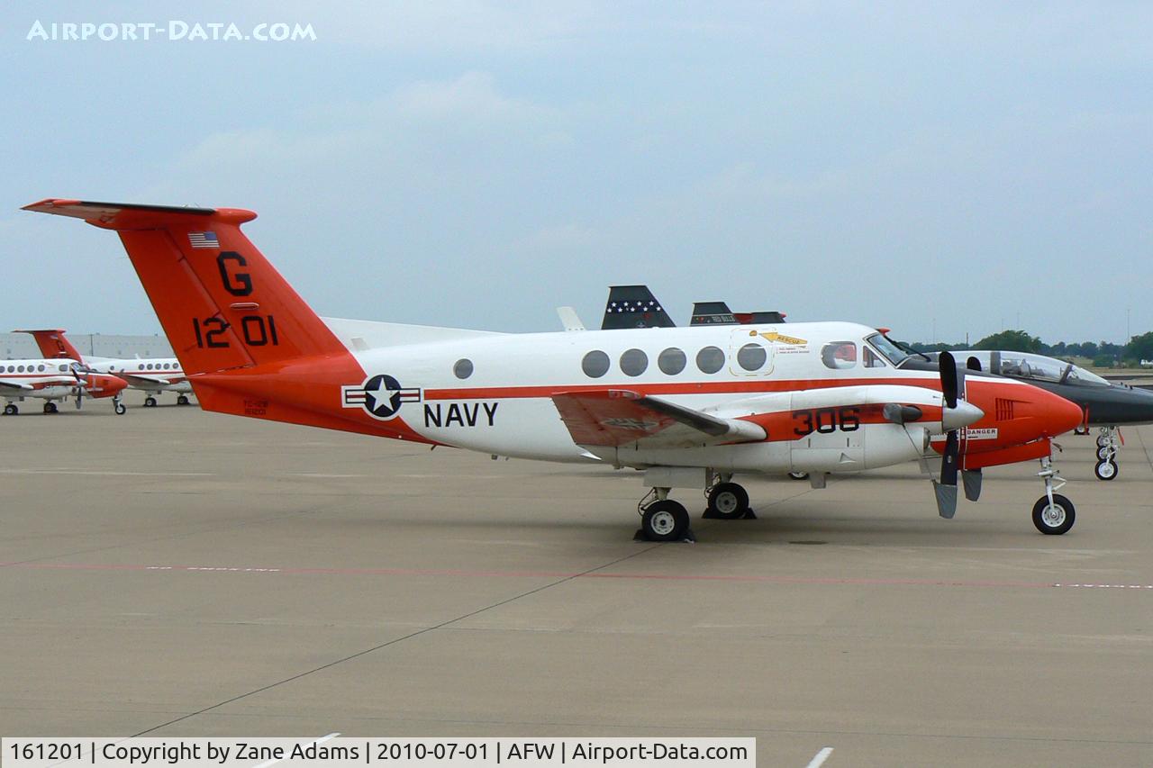 161201, Beech TC-12B Huron C/N BJ-17, US Navy TC-12B escaping NAS Kingsville and possible damage from Hurricane Alex. Alliance Airport - Fort Worth, TX